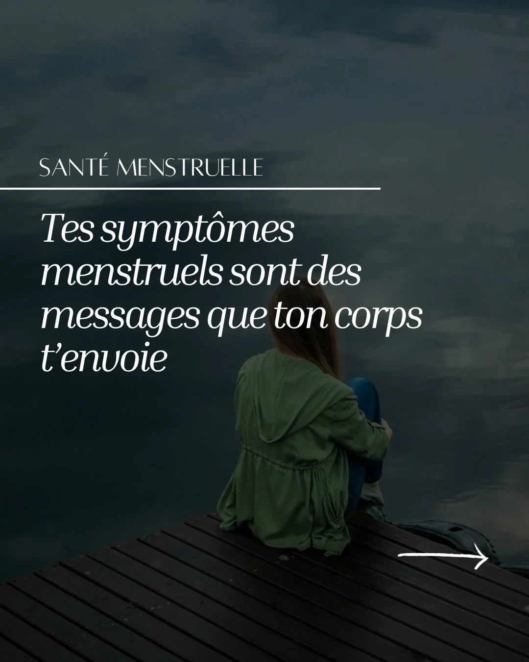 Petit rappel : Les sympt&ocirc;mes que tu vis pendant ton cycle sont des messages.

Des signaux que ton corps t&rsquo;envoie pour attirer ton attention sur ce qui se joue en profondeur.

Quand tu commences &agrave; &eacute;couter plut&ocirc;t qu&rsqu