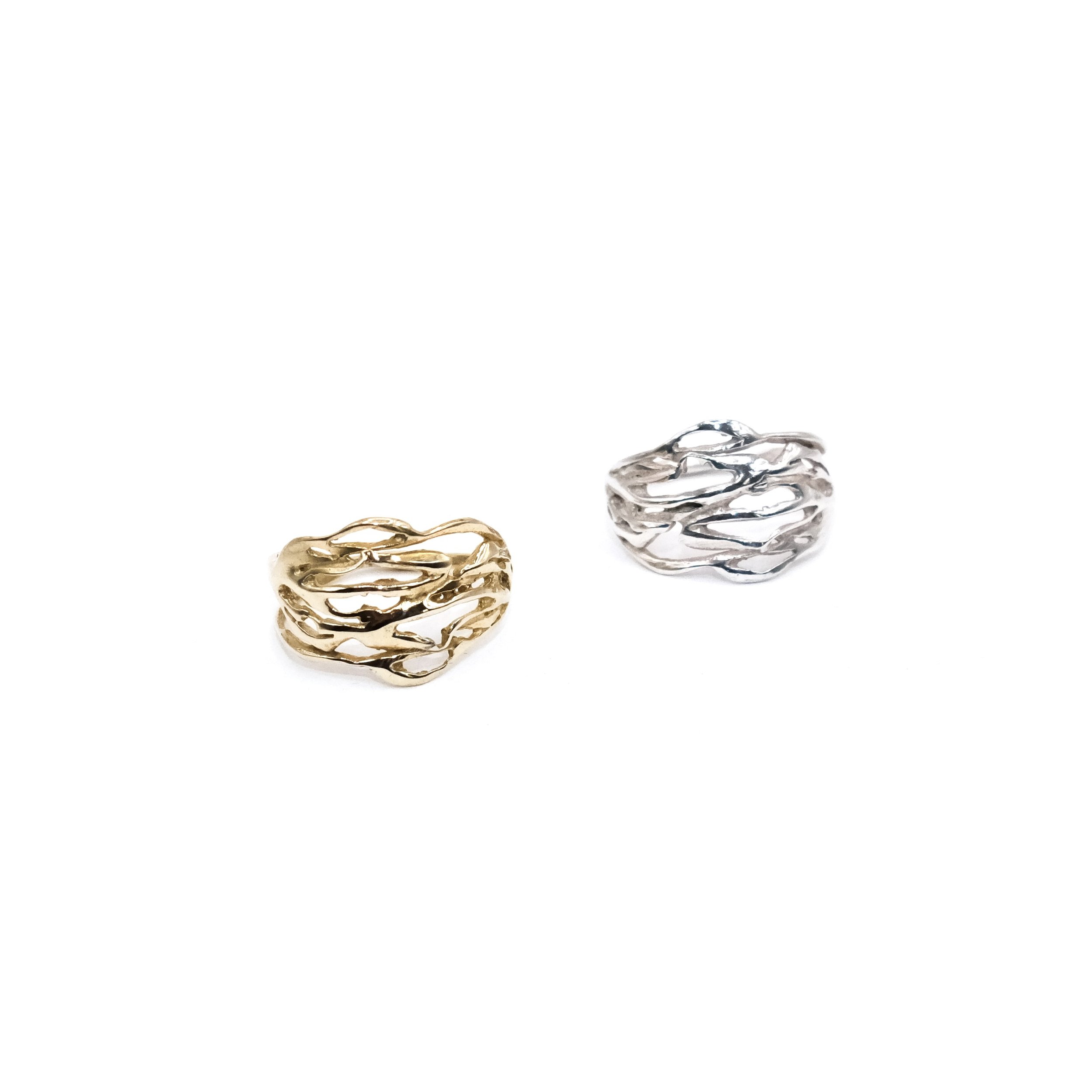 Double Leaf Ring