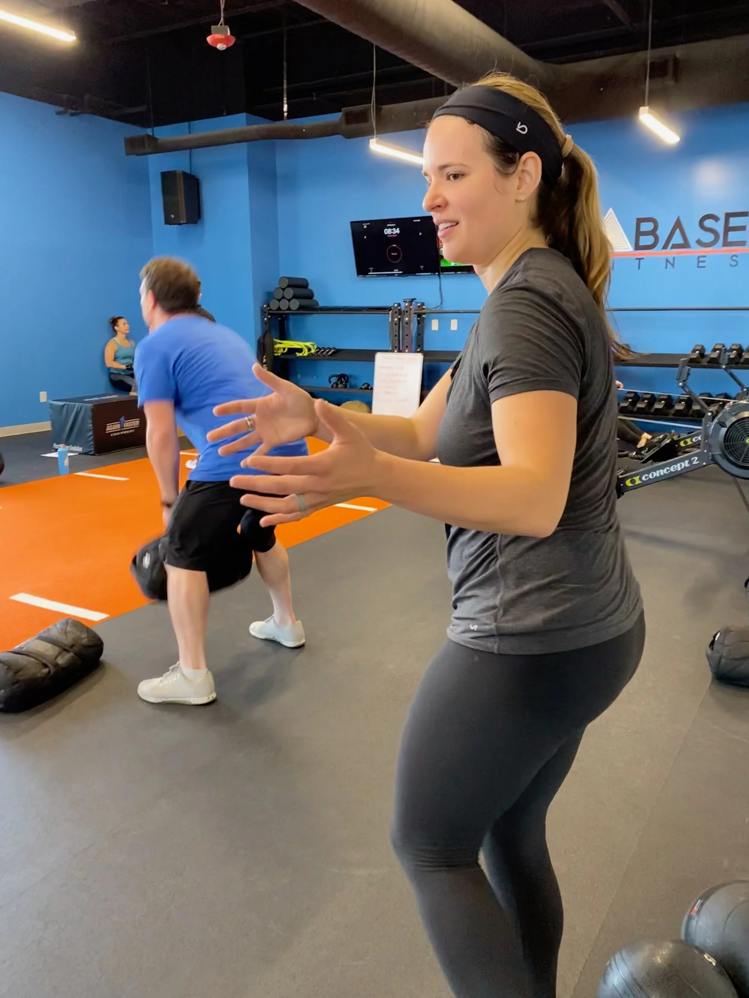 Single Leg Lateral Pass at Base6fitness