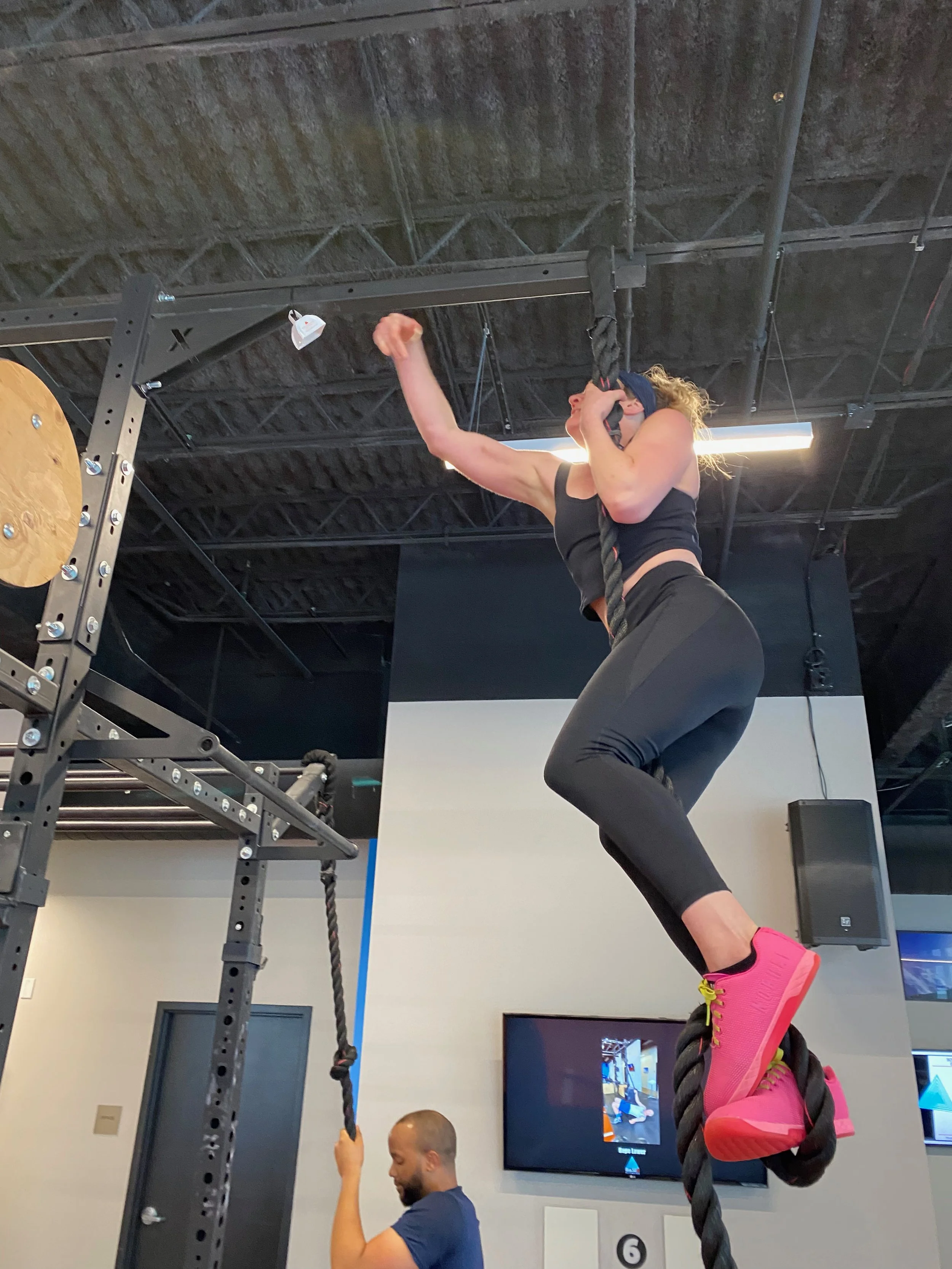 Rope Climbing at Base6Fitness