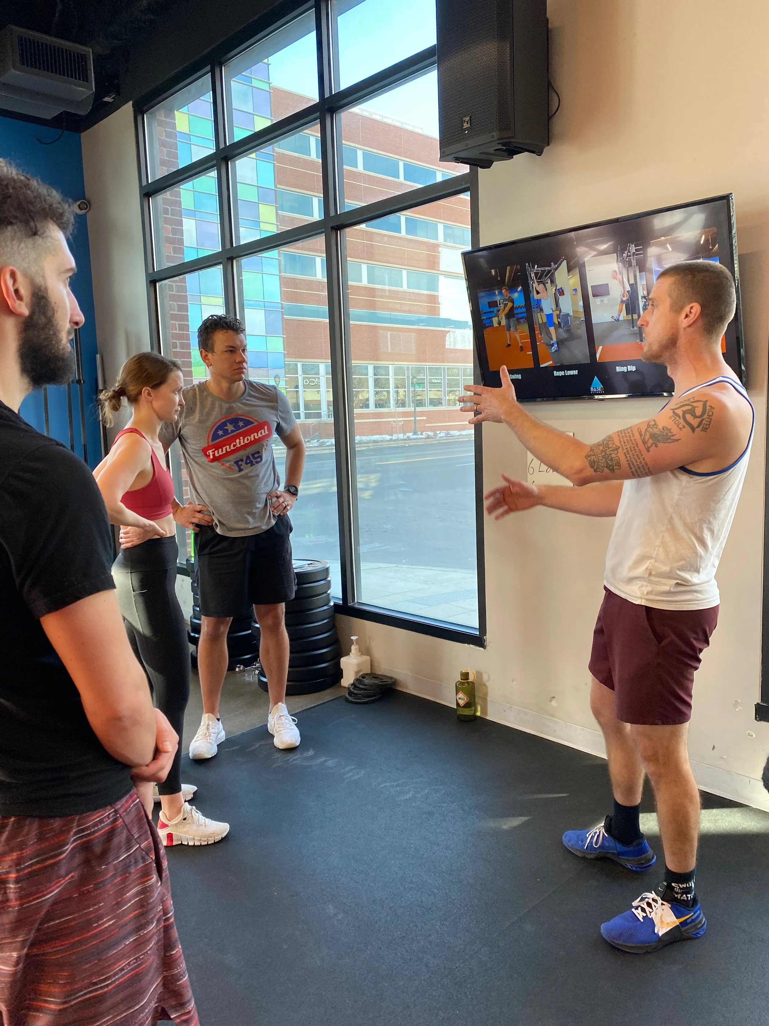 Tech coaching at Base6Fitness