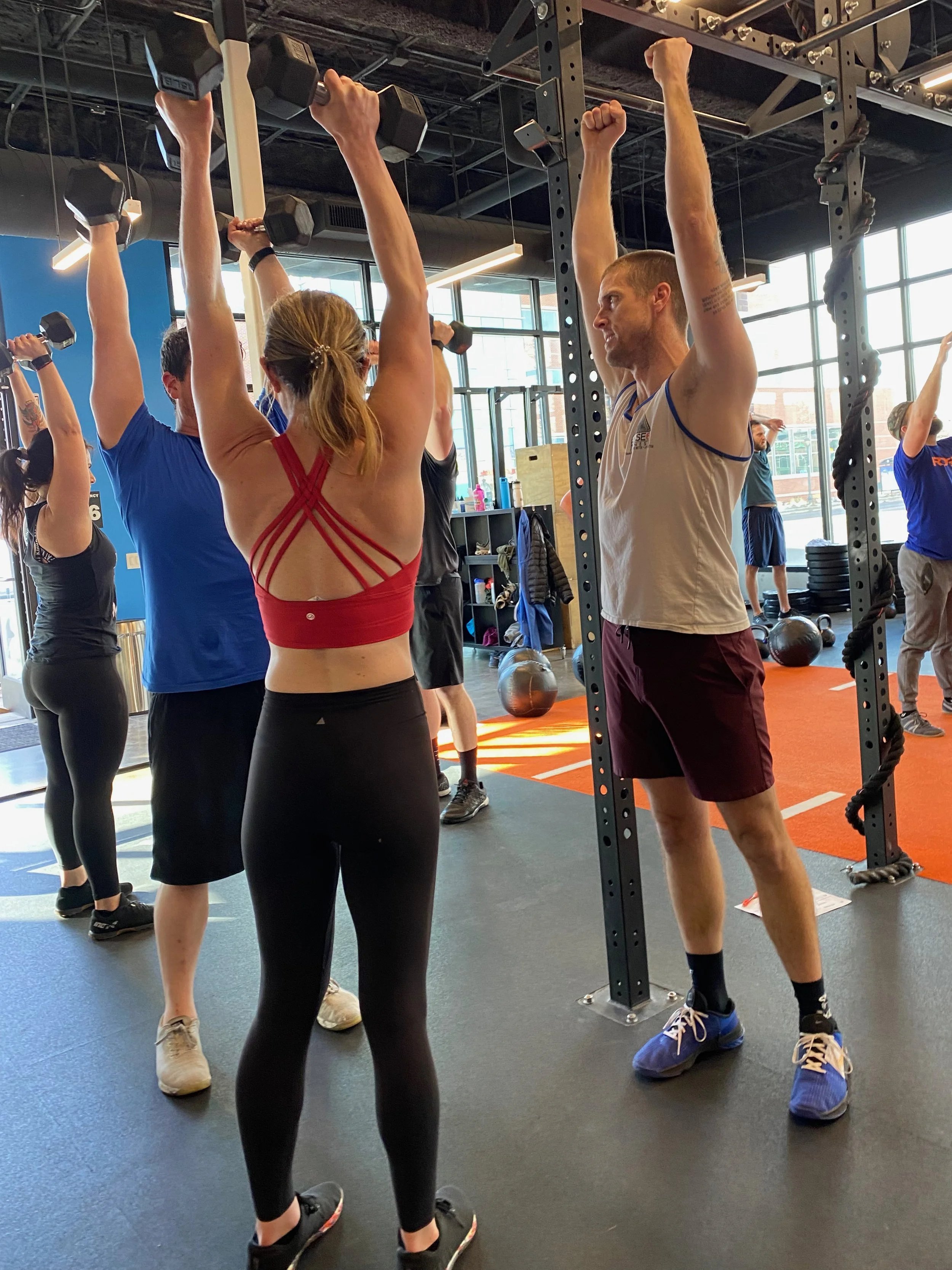 Overhead Press at Base6Fitness