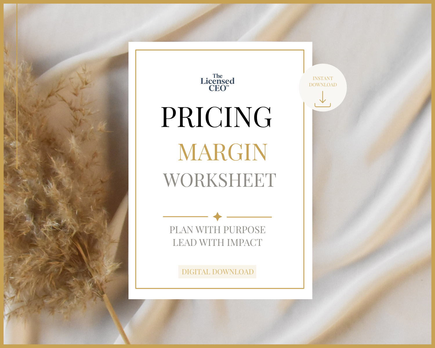 Pricing Margin Worksheet