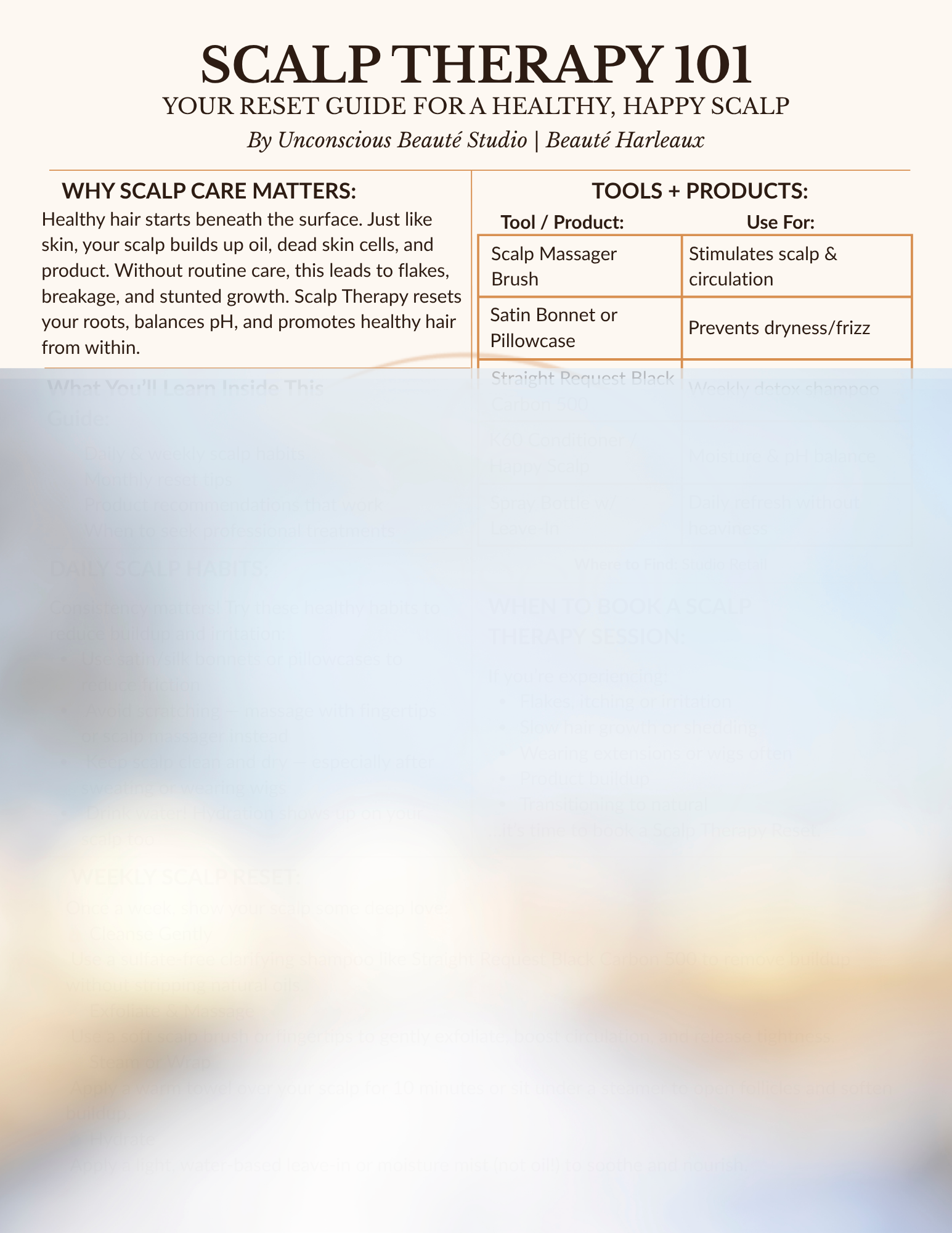 Scalp Therapy 101 – Scalp Reset Guide