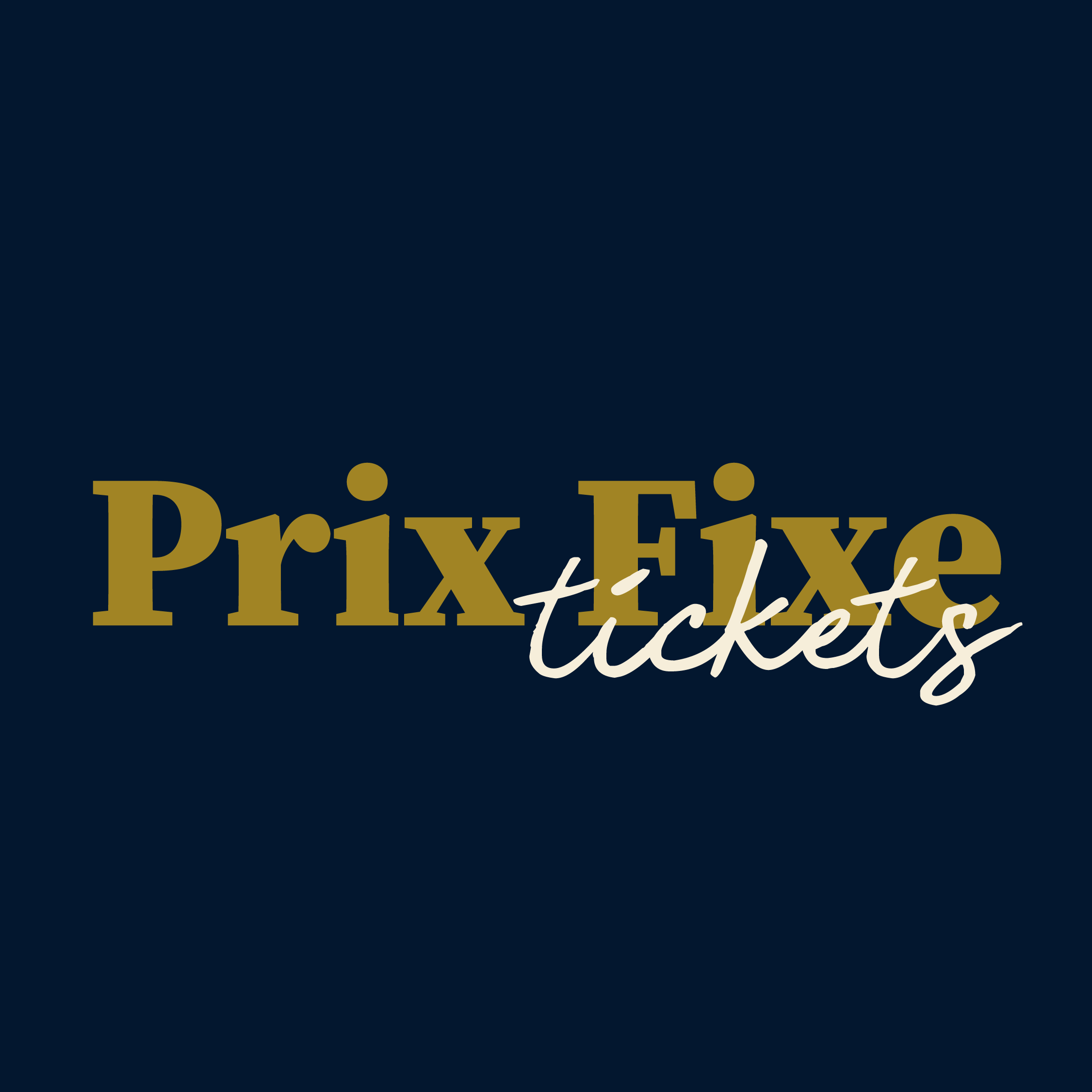 New Year's Prix Fixe Tickets