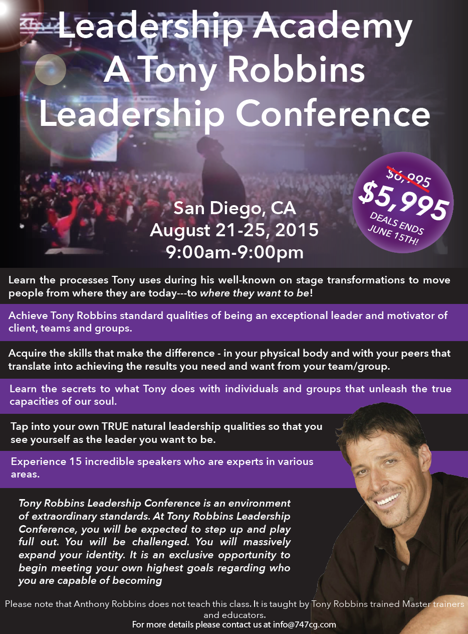This promotional flyer was created using Adobe InDesign and Illustrator, blending bold visuals with a high-energy layout to match the intensity of the event. The final design was reviewed and approved by the Tony Robbins organization, ensuring it ali