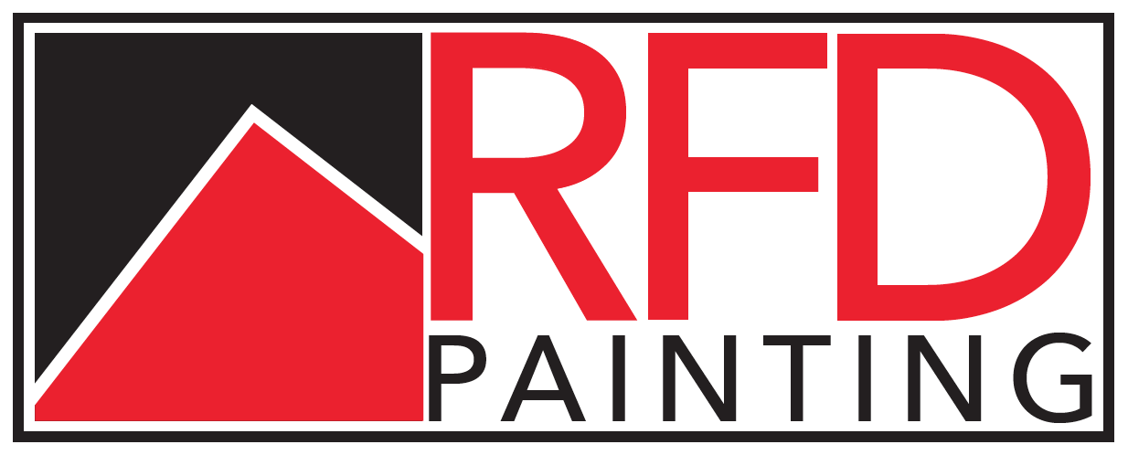 Designed to showcase the initials of the three founders, this bold logo uses striking red and black tones and angular shapes to subtly suggest a home—tying back to the brand’s focus on residential painting. Created in InDesign and Illustrator for a c
