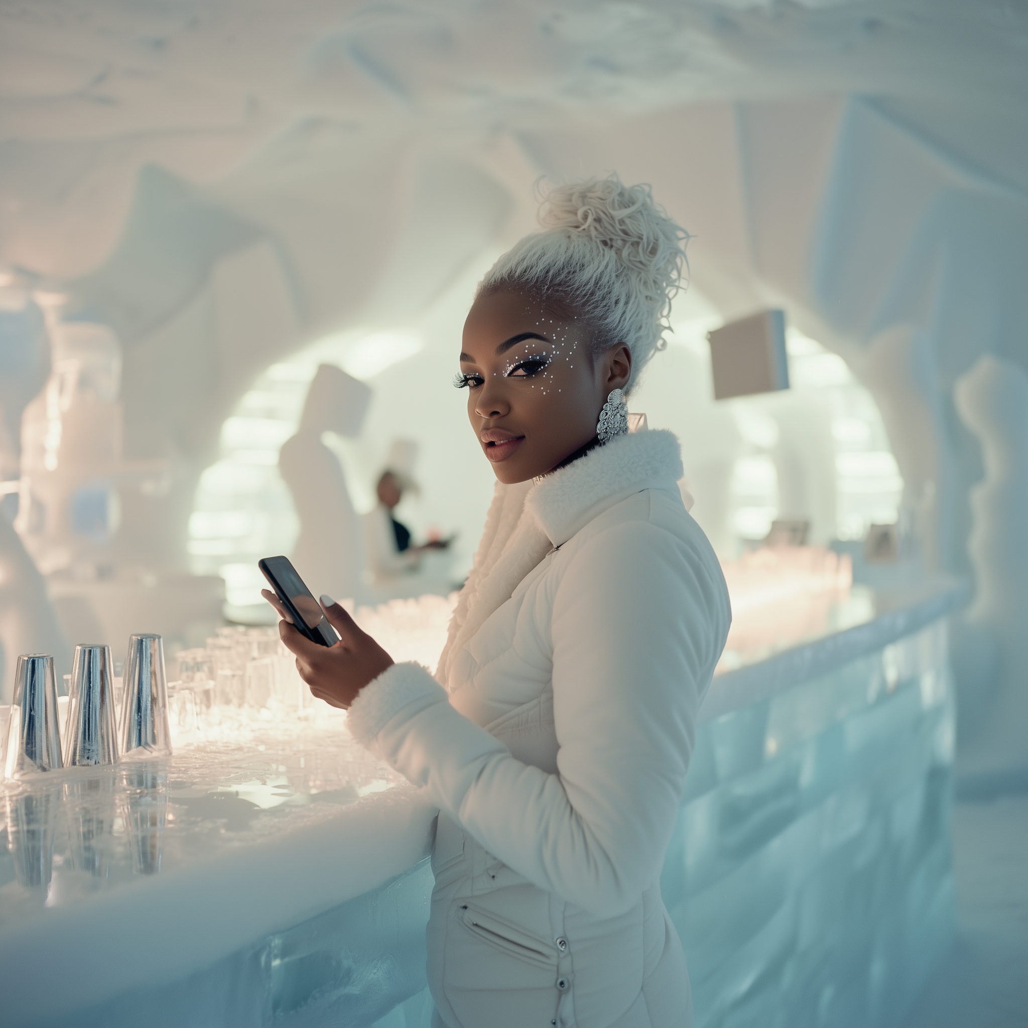 laura130493_a_black_woman_in_an_ice_hotel_bartender_bright_ice__40a284ab-34ce-4e84-9137-f5b01ca8e2ca.png