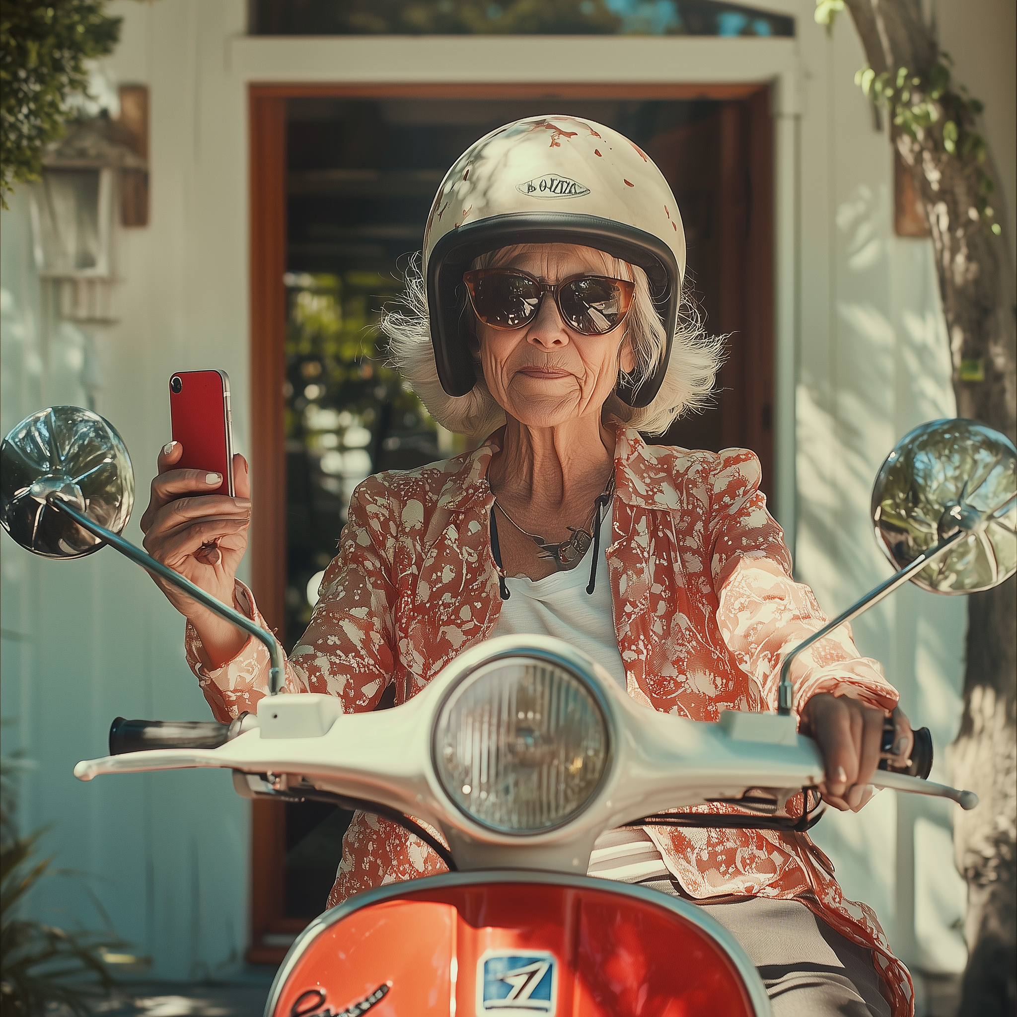 laura130493_a_quirky_looking_old_woman_driving_her_vespa_scoote_098e8e9f-b075-4b0d-ae6d-9bff91f2d9b2.png
