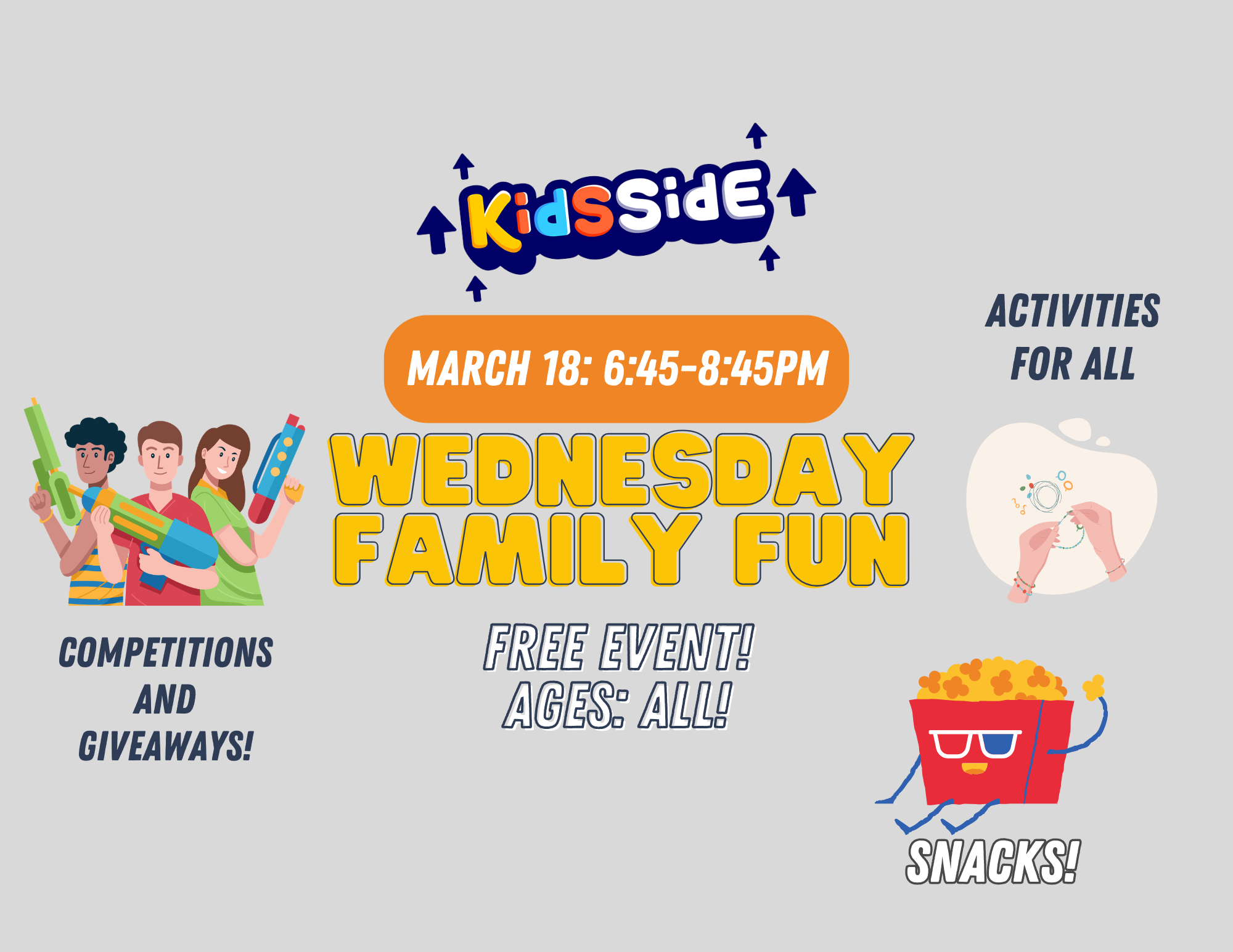 KidsSide: Family Fun Night (all ages)