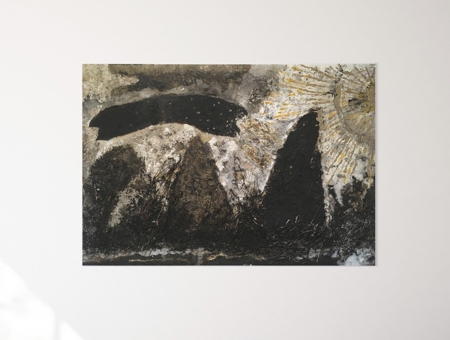 Wreckage. 2023-2024 (Ash and Other Mixed Materials)