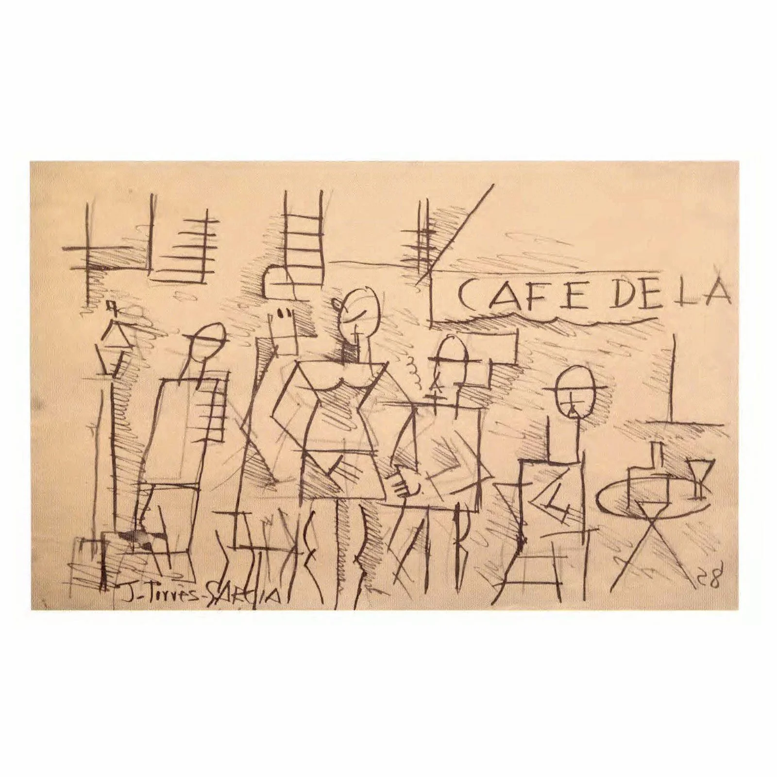 Cafe,  1928.