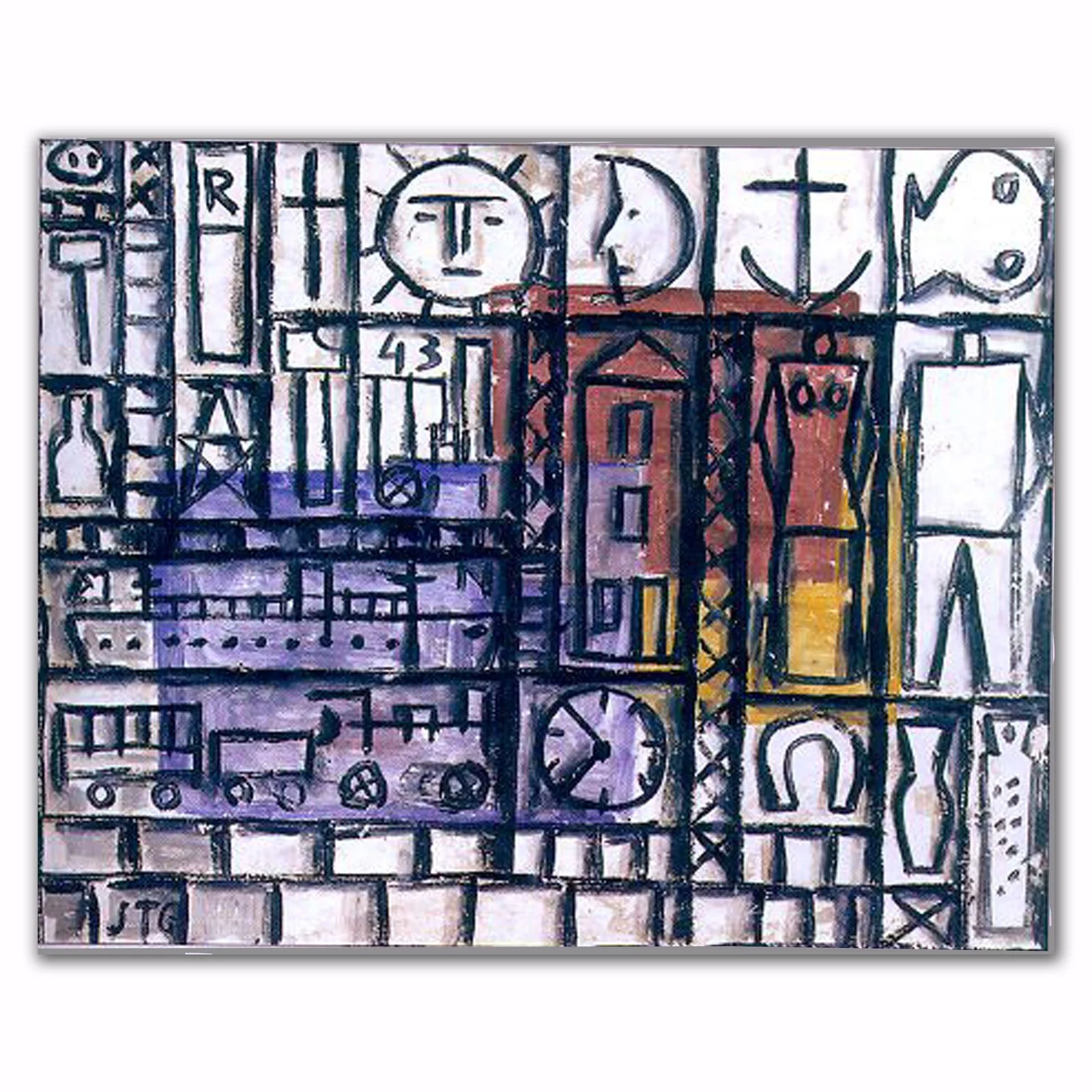 Constructive Work with Color Planes and Graphic Elements, 1943, Art Museum of the Americas, Washington, D.C..