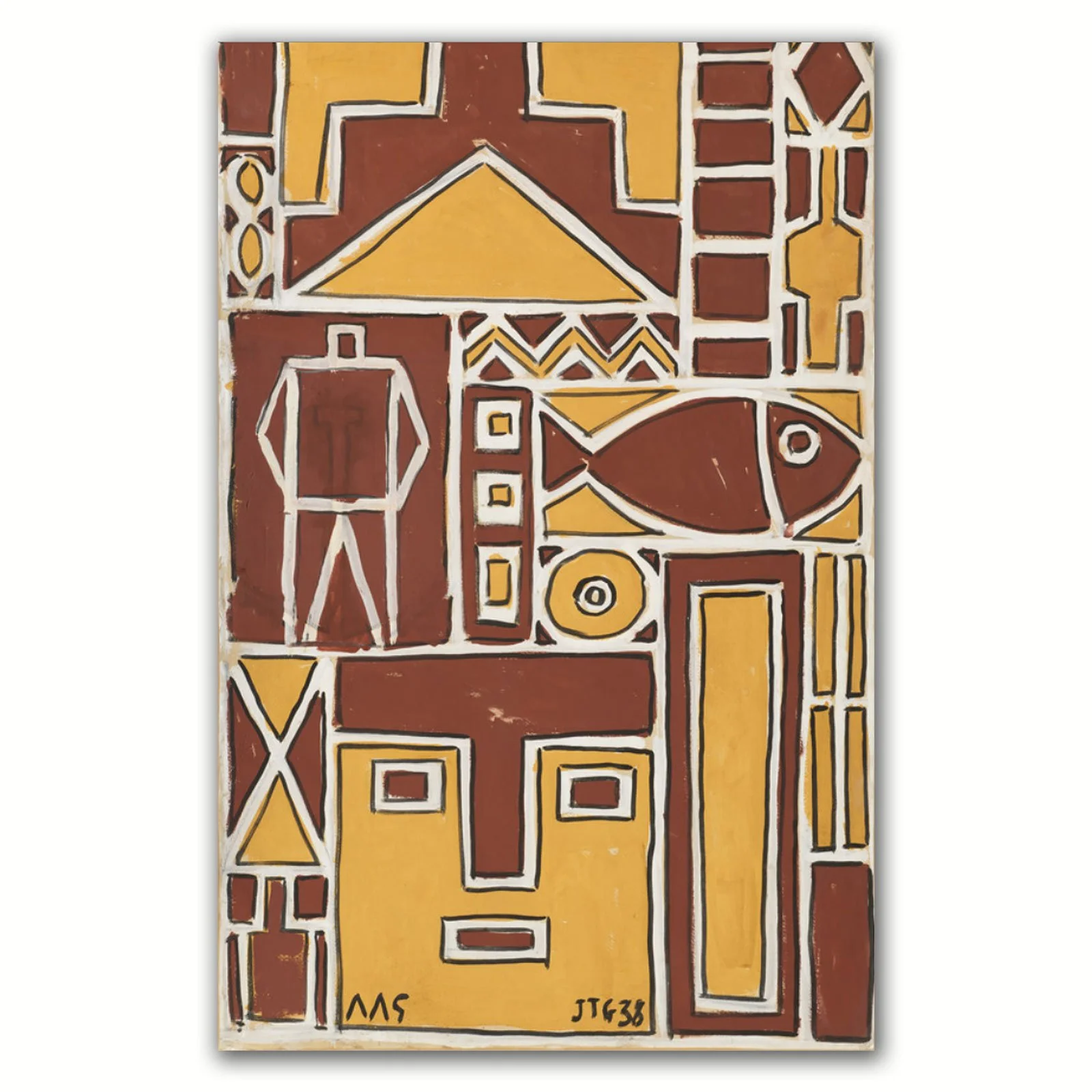 Construction with White Line, 1938, Los Angeles County Museum of Art.