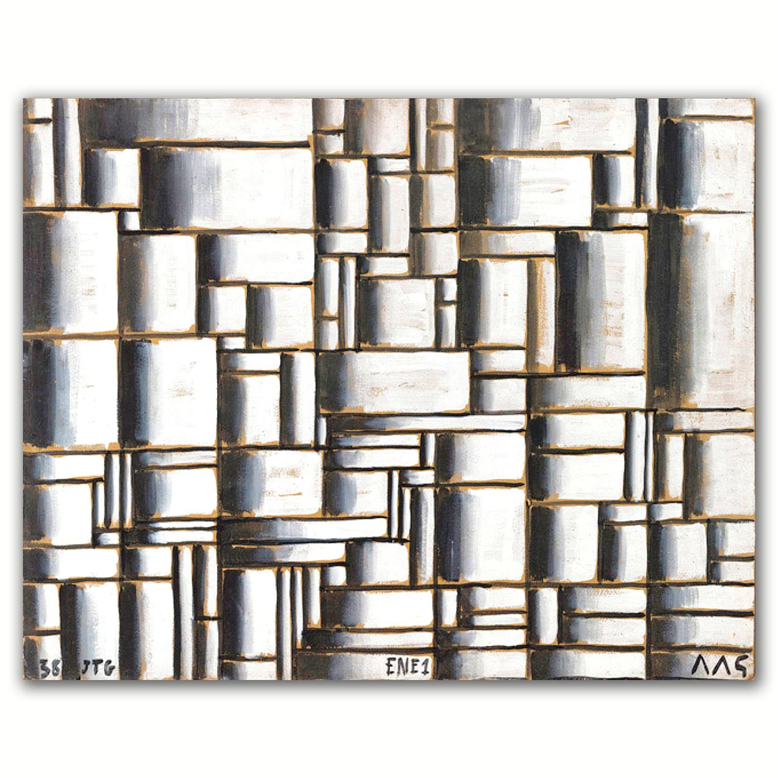 Construction in White and Black, 1938, MoMa The Museum of Modern Art, New York.