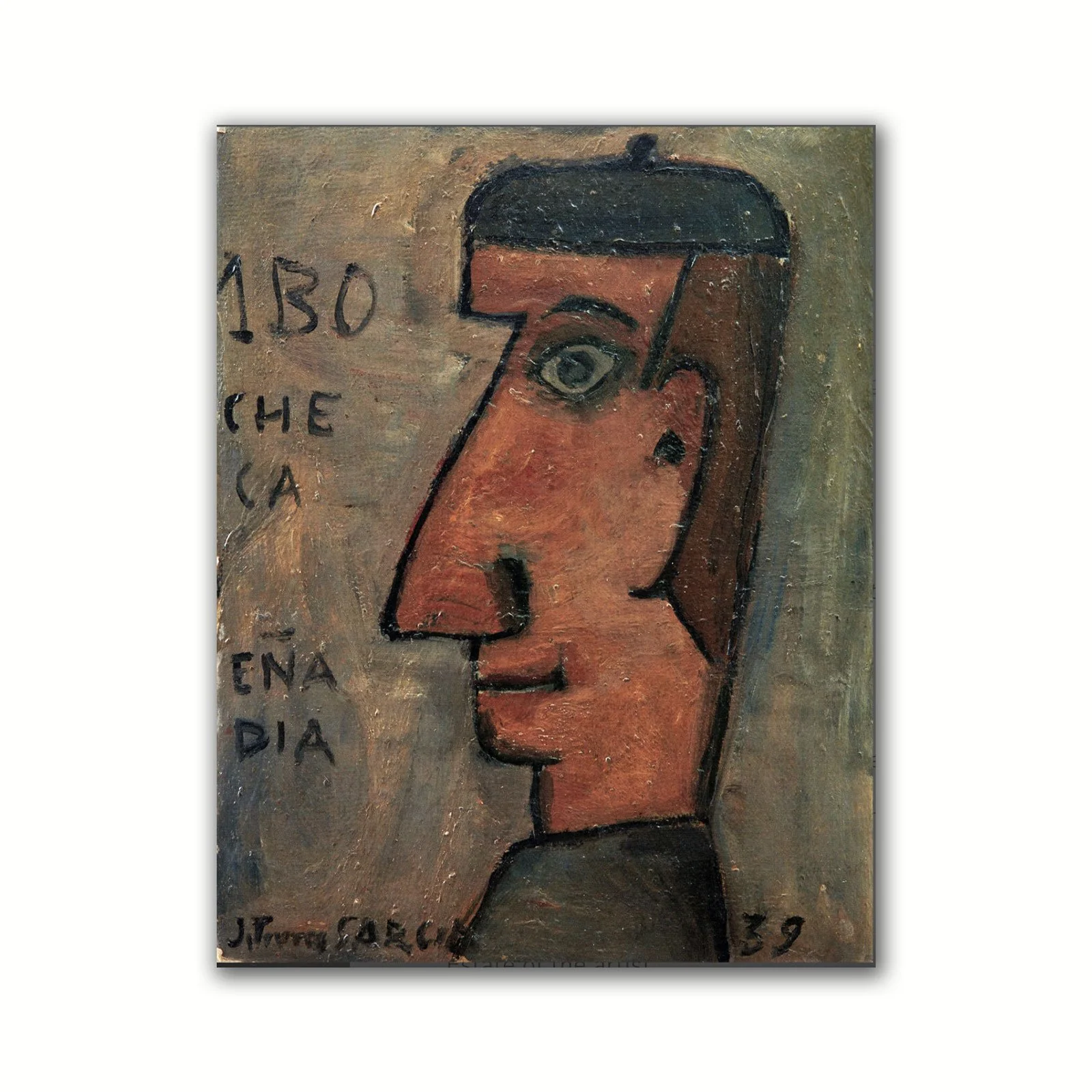 Portrait, 1939, Colby Museum of Art, Waterville, Maine.