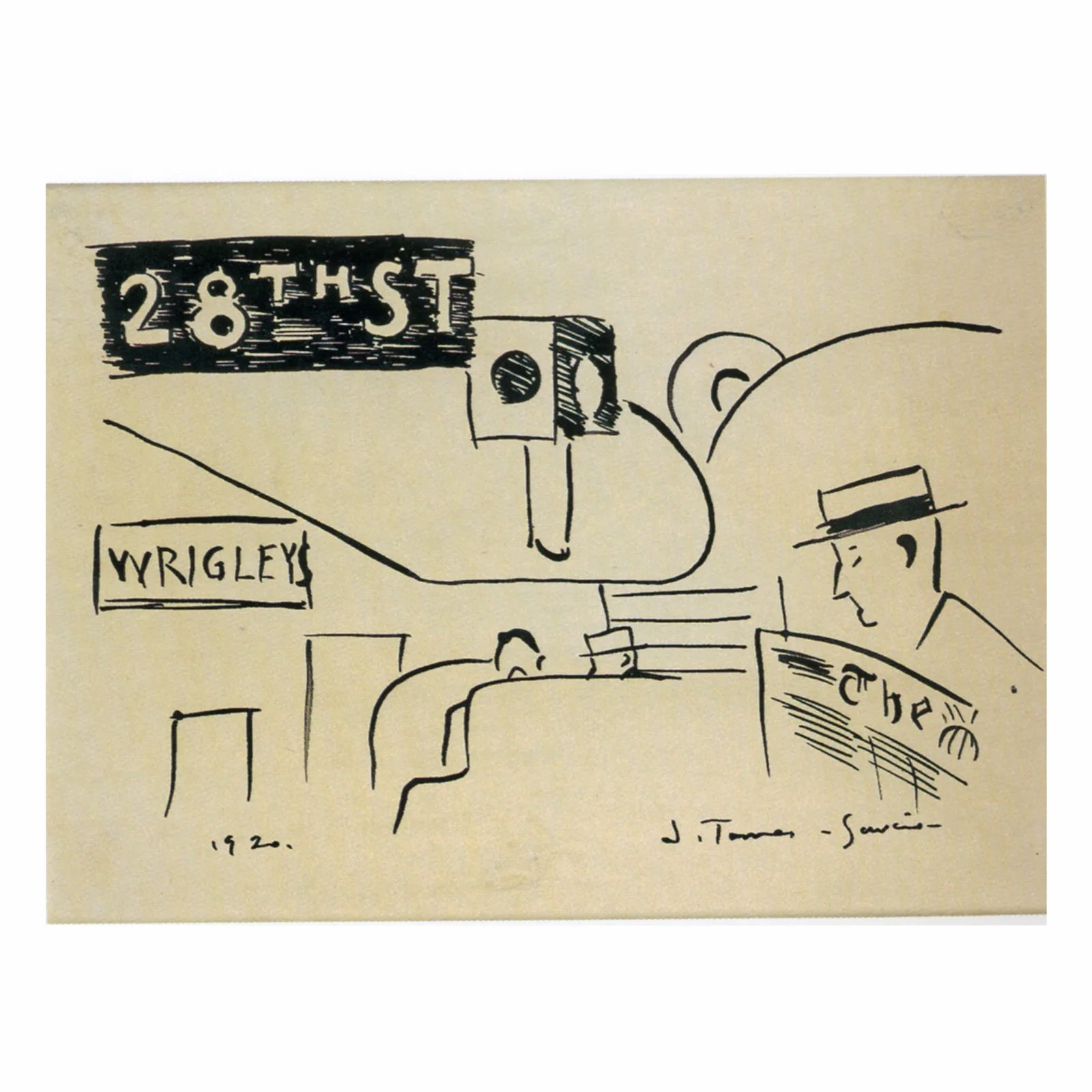 28th Street, 1920 Museo Nacional Centro de Arte Reina Sofía, Madrid.