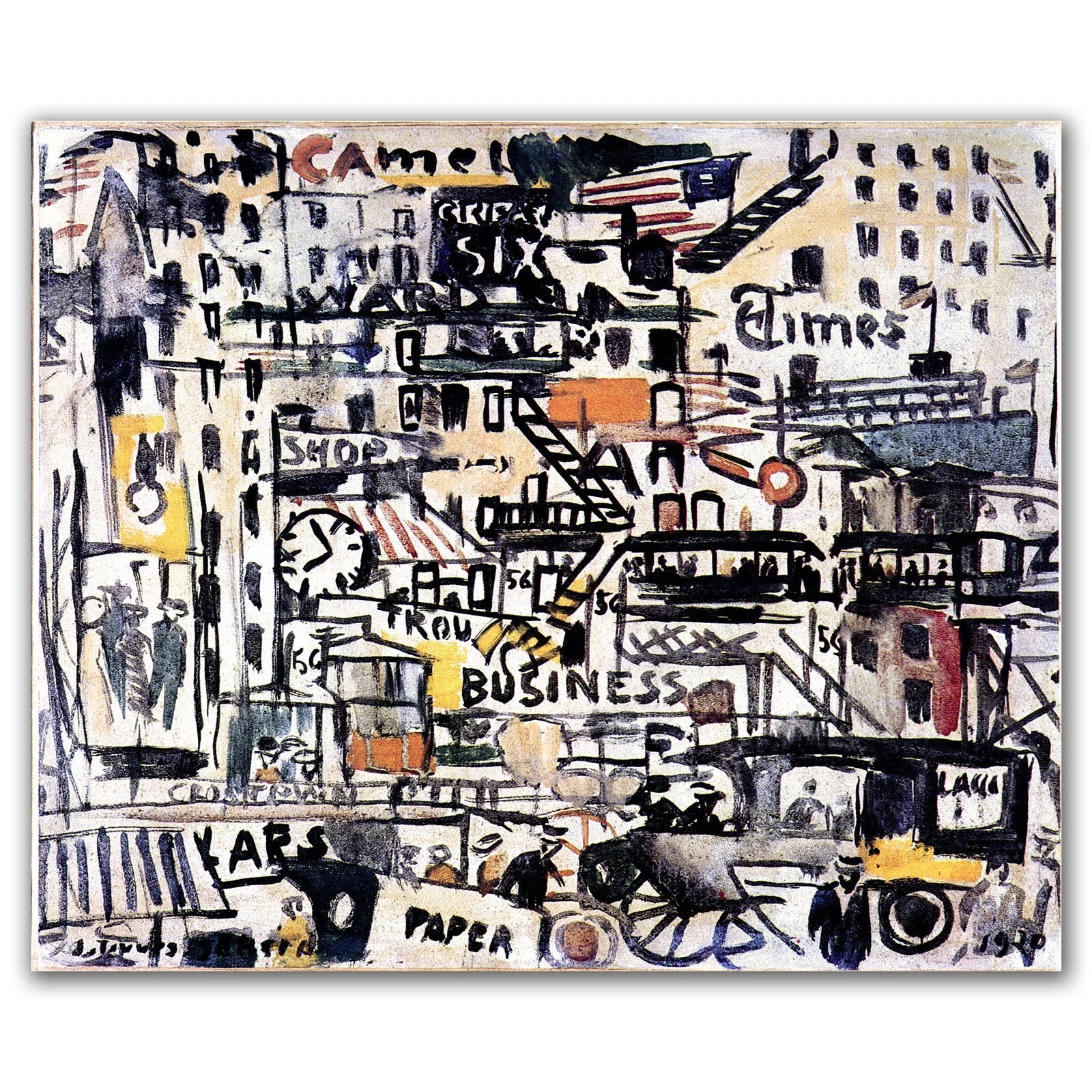 Synthesis of New York (Synthèse de New York) 1929 Fundación Malba, Buenos Aires.