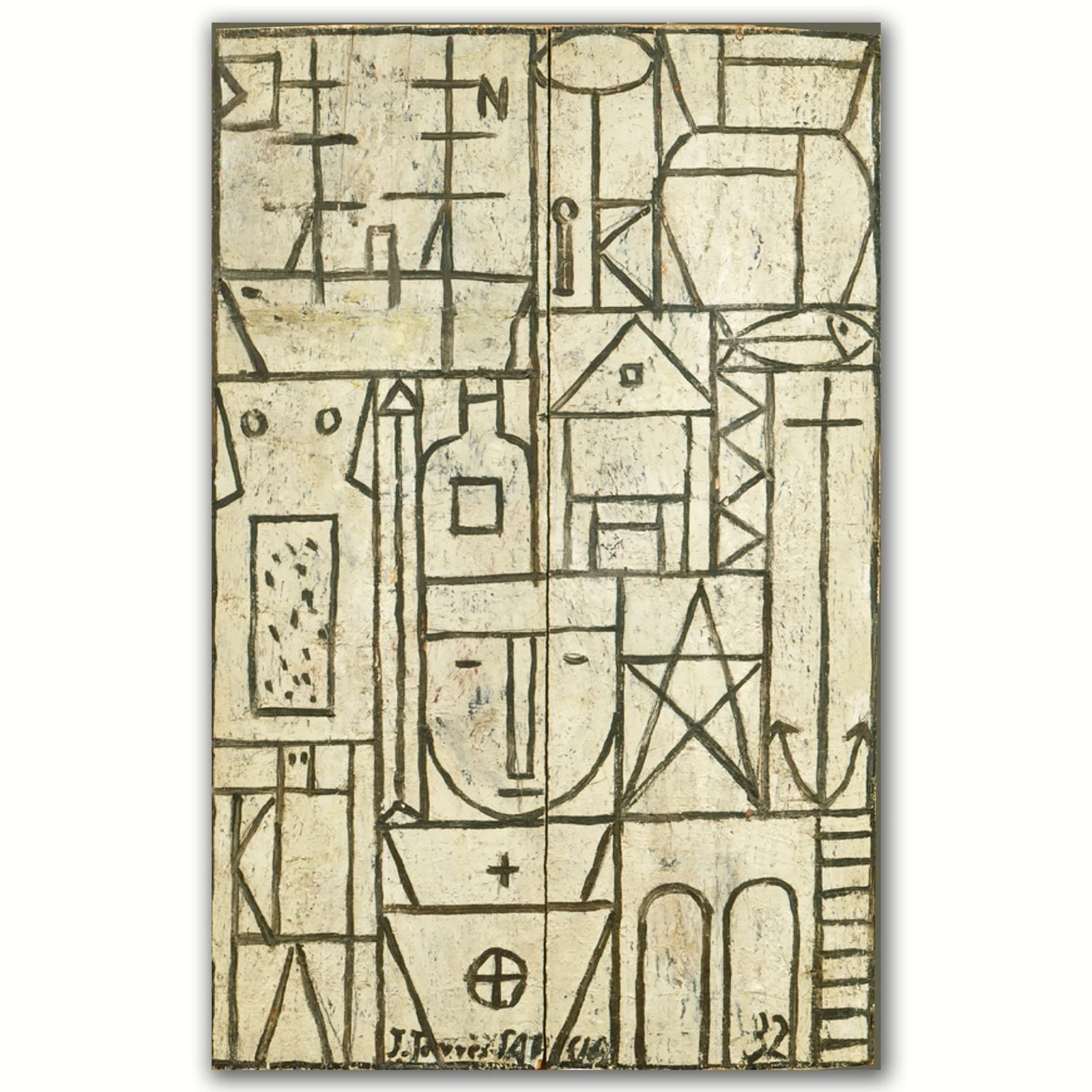 Black and White Constructive, 1932, Musée d'arts de Nantes, France.