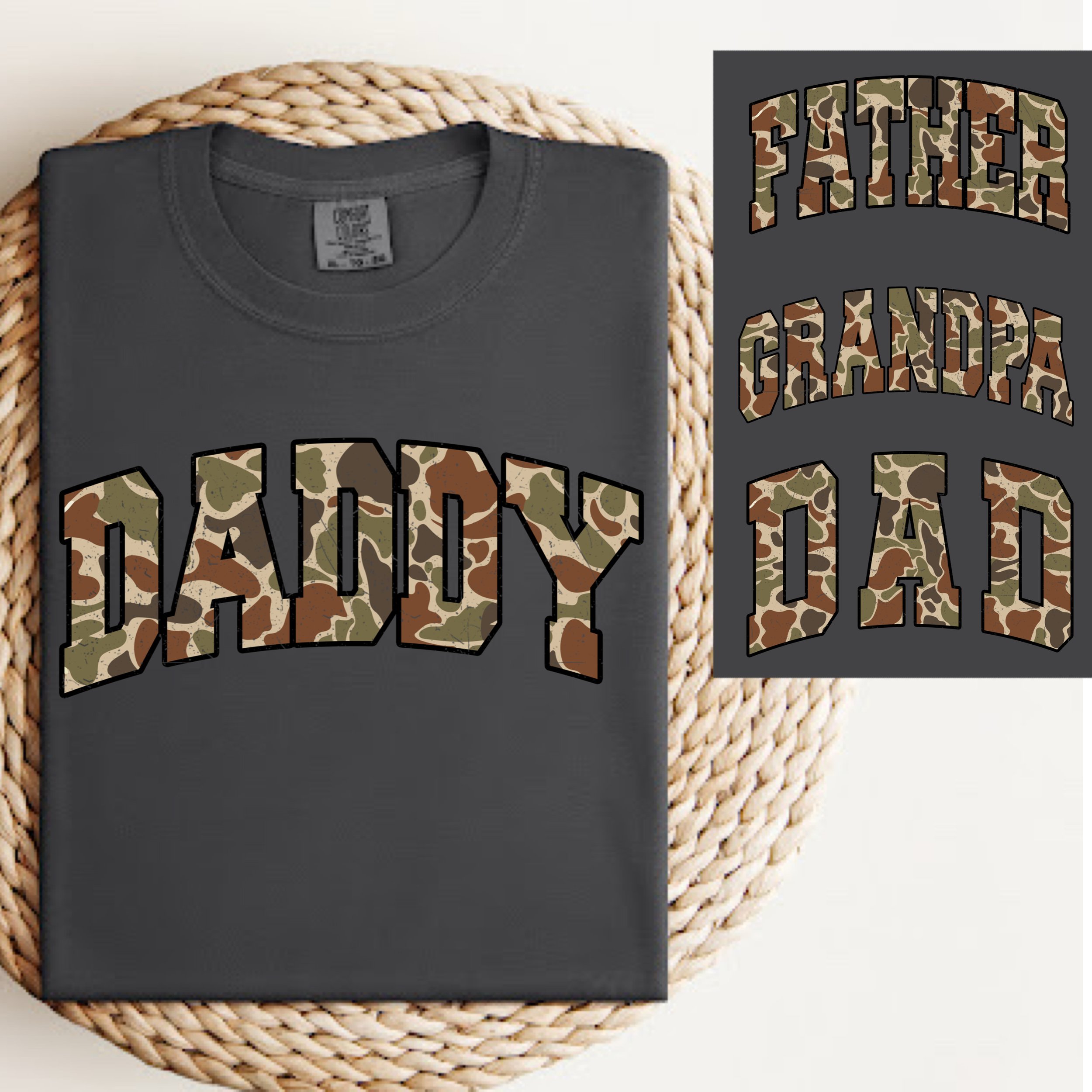 Camo Father’s Day tee
