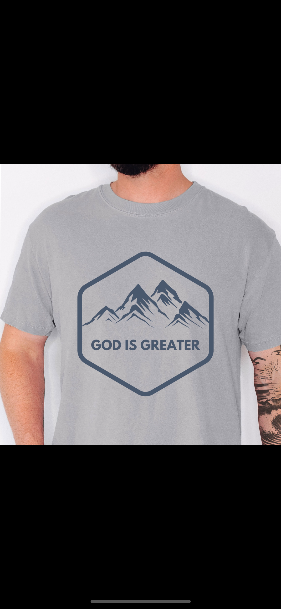 God is Greater CC tee