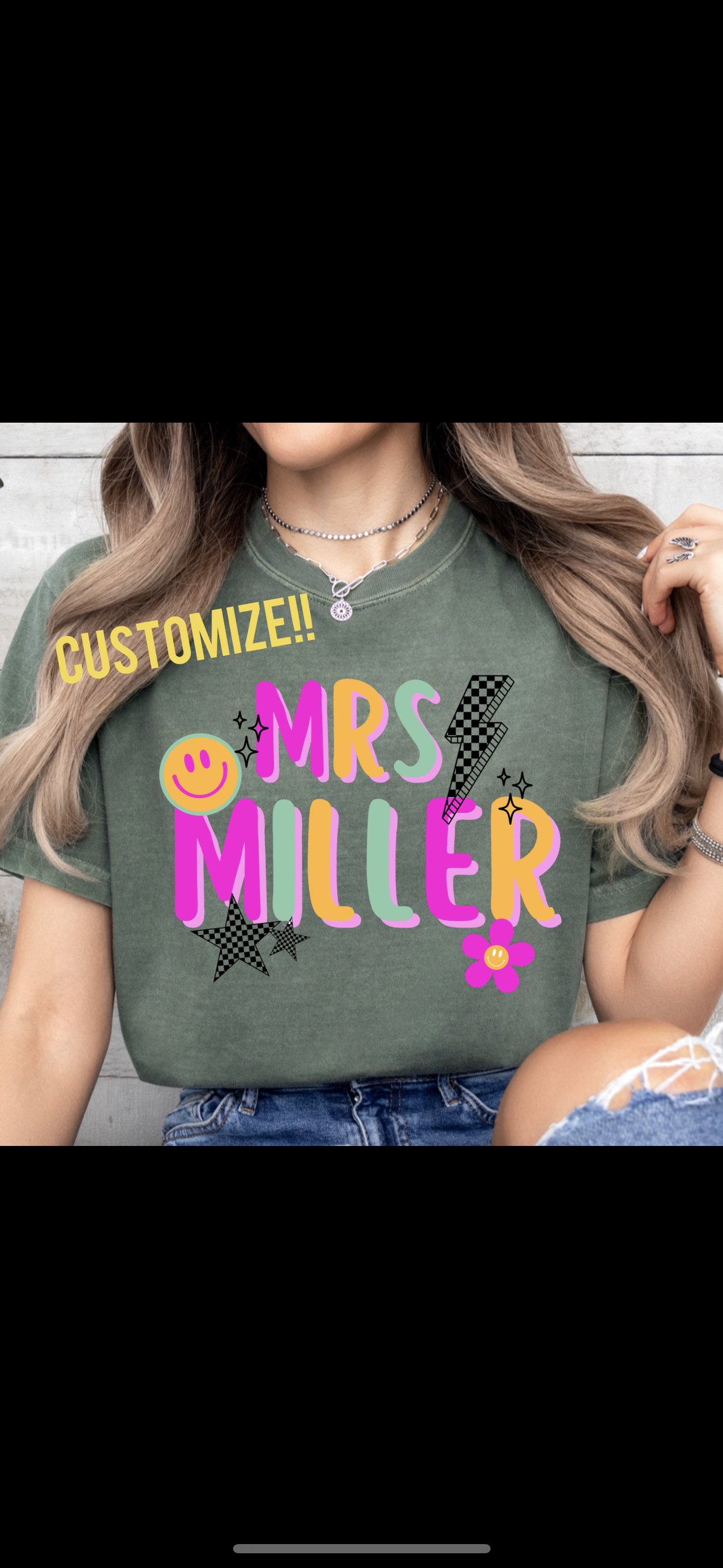 Crazy Colors CUSTOMIZED tee
