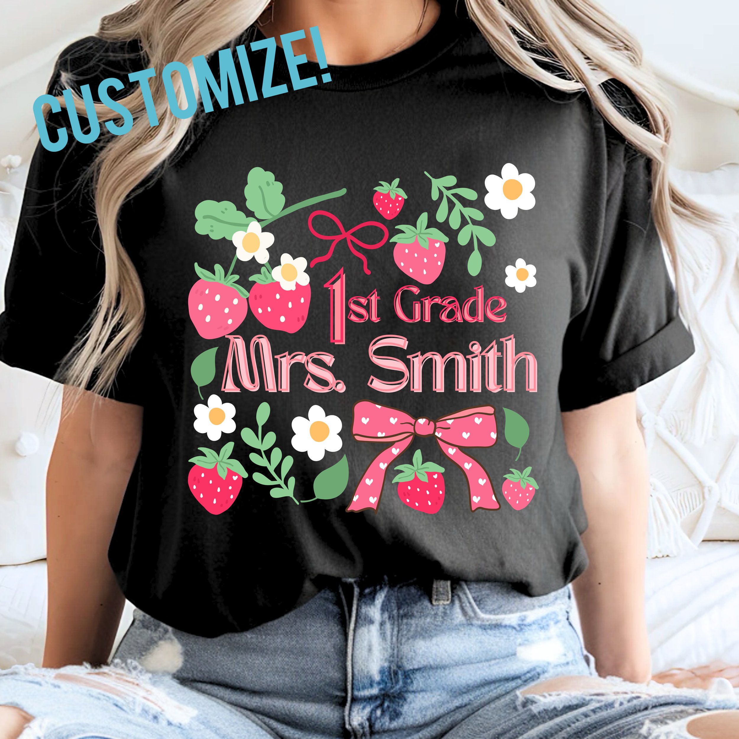 Strawberry CUSTOMIZED tee