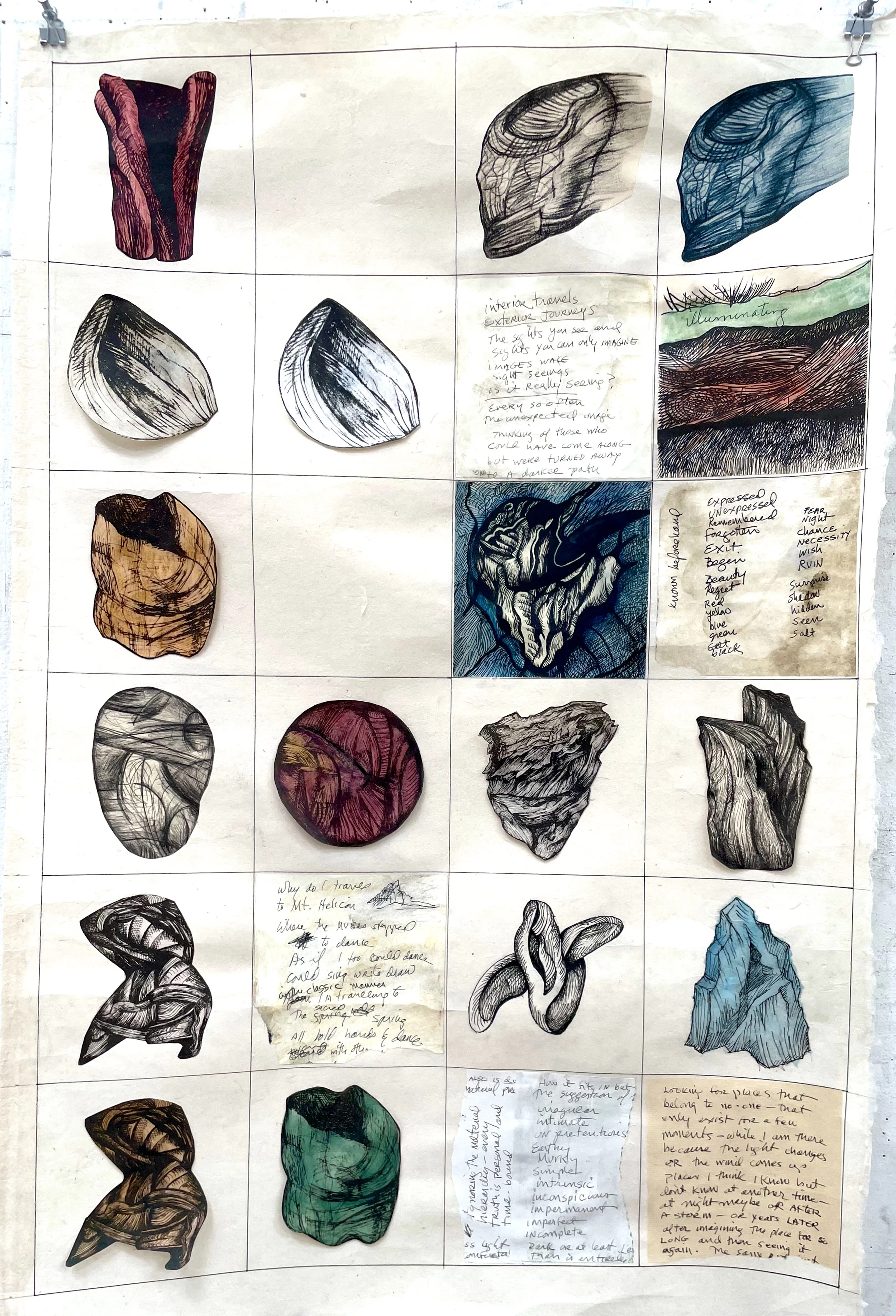 At work on new grid piece