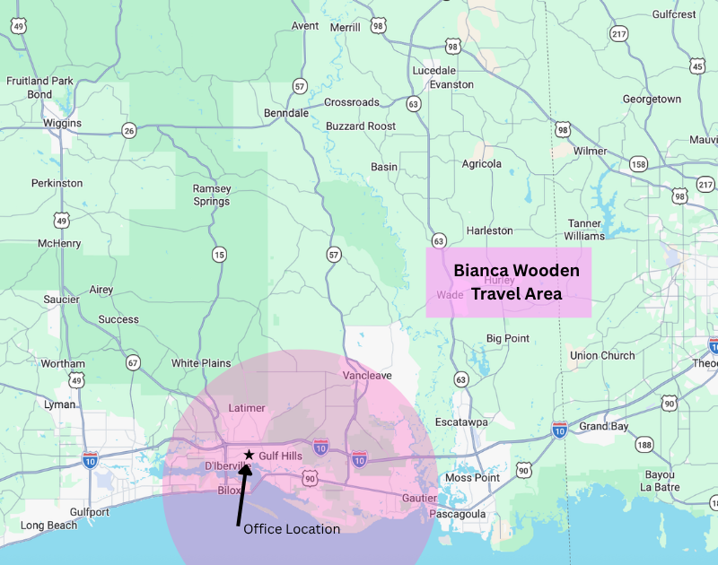 Bianca Wooden home visit travel area