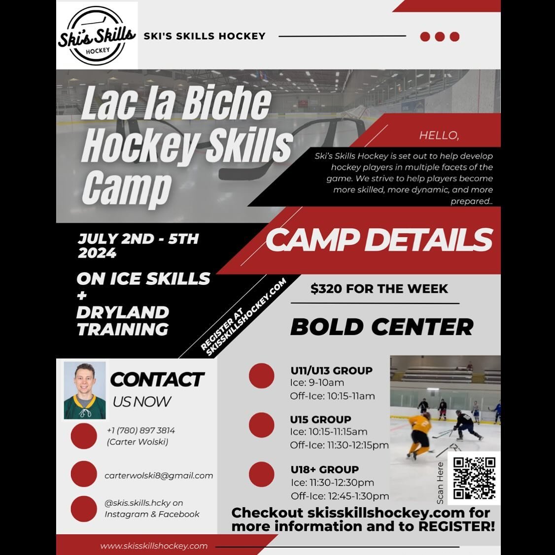Lac la Biche Summer Skills+Dryland‼️🚨
-
Do not miss out on this fun week in Lac la Biche! Come develop your game transferable skills on the ice and strength, speed, agility, and athleticism off the ice! It&rsquo;s the best combination to become a be