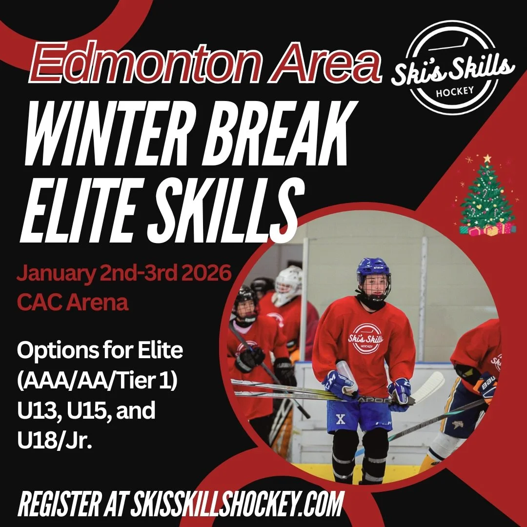 WINTER BREAK ELITE SKILLS EDMONTON🏒🎄
-
Looking for some quality skill development sessions during your winter break? These skill sessions will work on multiple facets of the game. Things like shooting, stick handling, passing, puck protection, mane