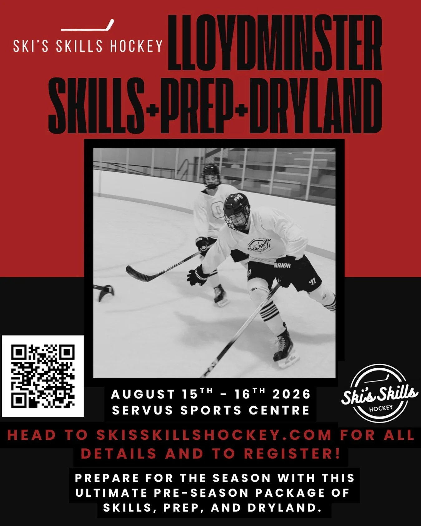 LLOYD SKILLS+PREP+DRYLAND🏒
-
Join us August 15th-16th in Lloyd for the ultimate package to prepare you for the season! This camp will focus on pre-season prep. Things like game-like timing, situations, hockey IQ, and compete to get us ready for the 
