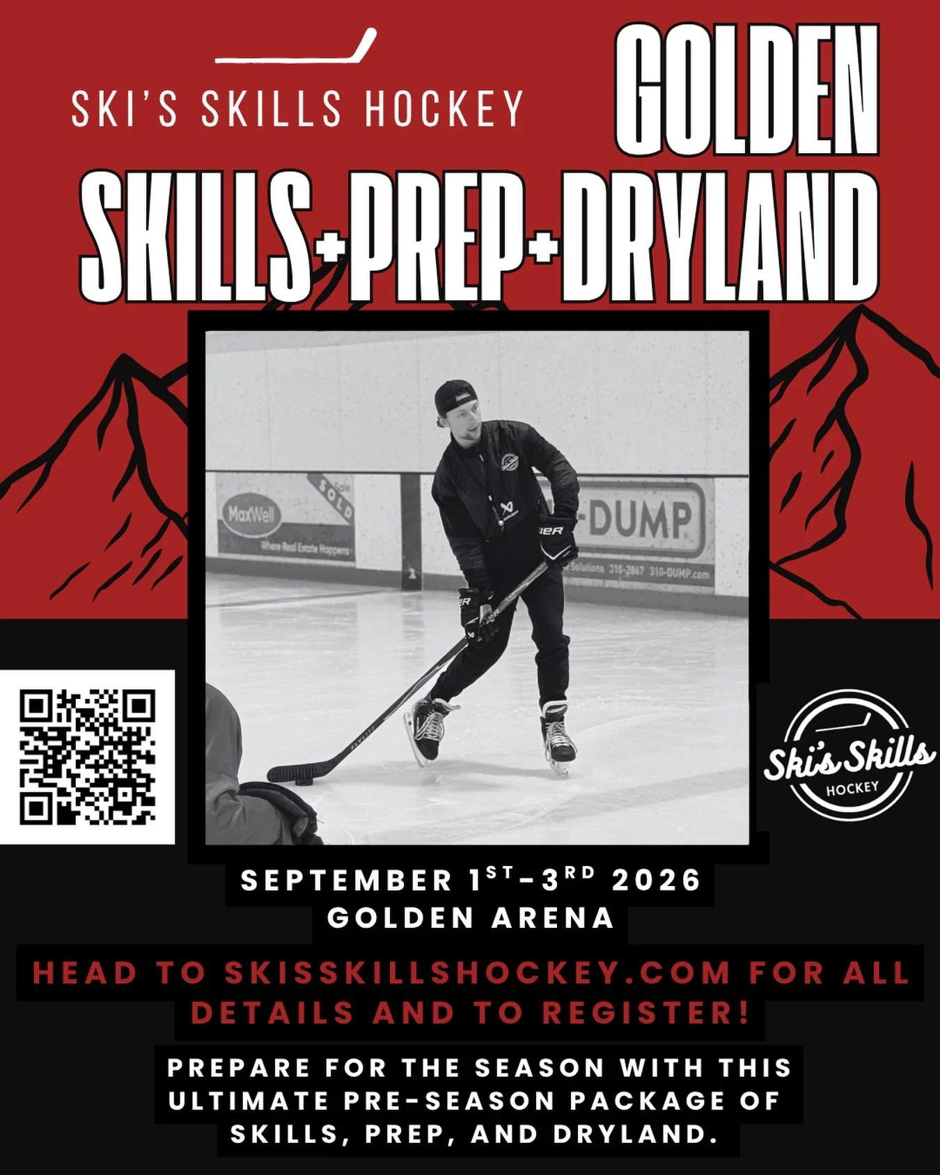 GOLDEN PREP + SKILLS + DRYLAND‼️🏒
-
Back in Golden, BC❗️ Head into tryouts and the season ready to roll! The prep camp will have a focus on skill development, season prep, and off-ice dryland training; the total package to prepare you for the start 