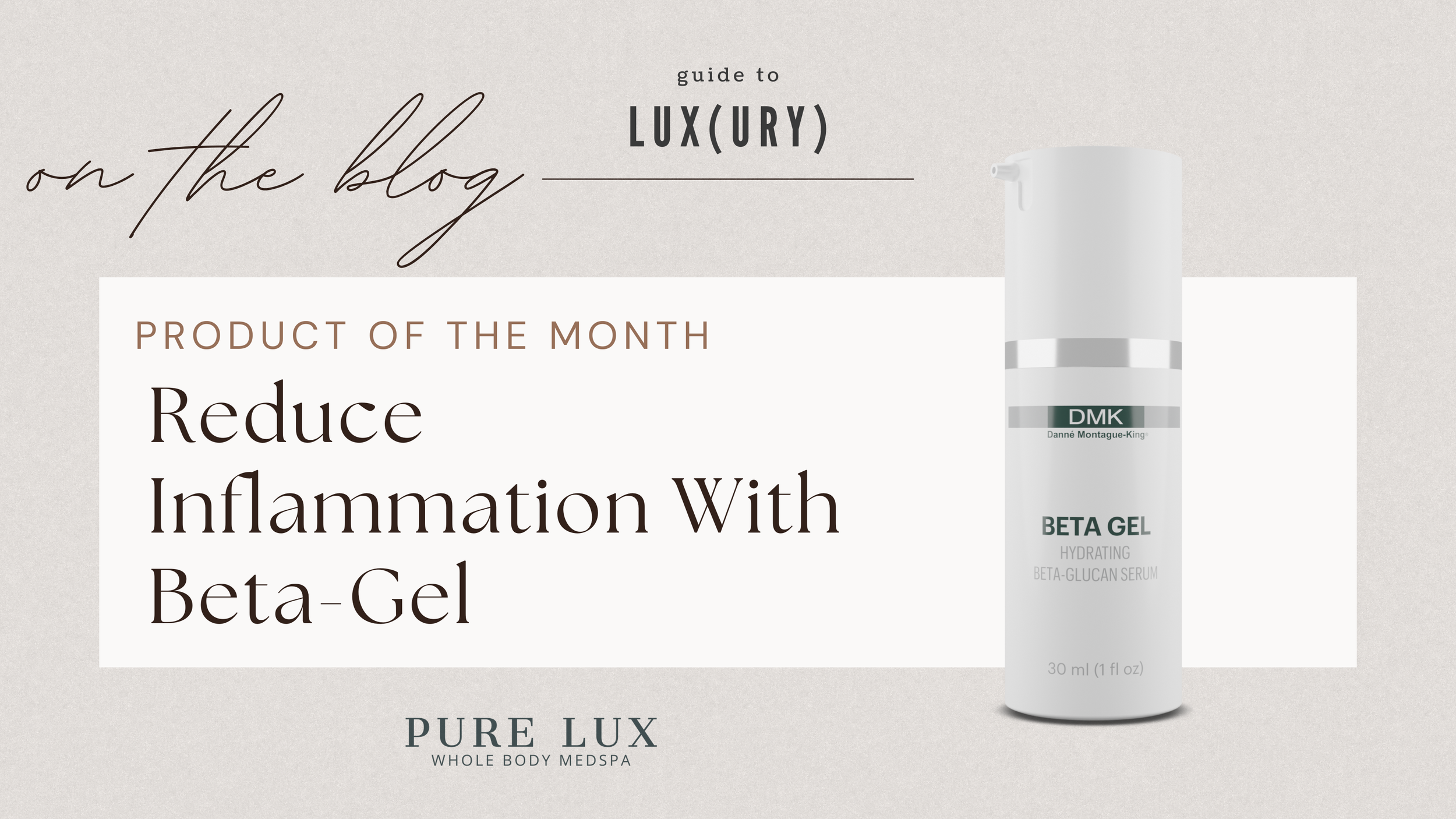 DMK Beta-Gel in Edina, MN: Why Beta Glucan Is the Secret to Calm, Resilient Skin