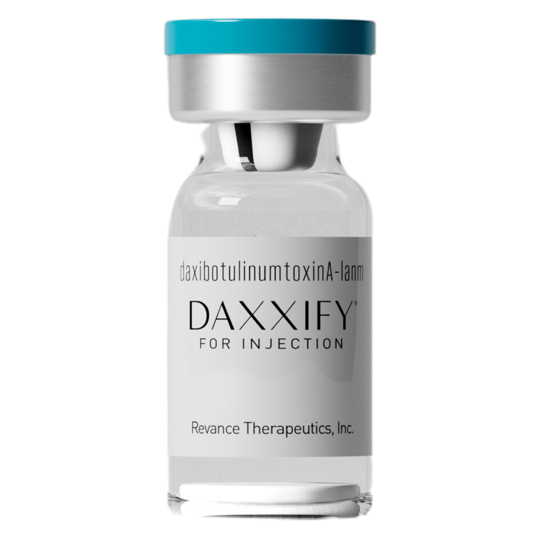 Close-up of Daxxify wrinkle-relaxing treatment offered at Pure Lux Medspa for long-lasting, natural results.