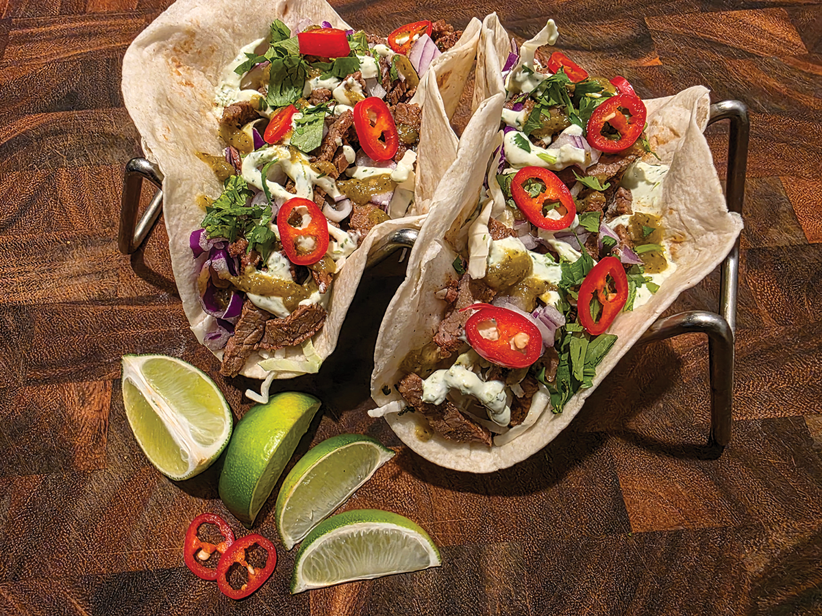 Carnival-Asada Taco at Cap's Food Shack