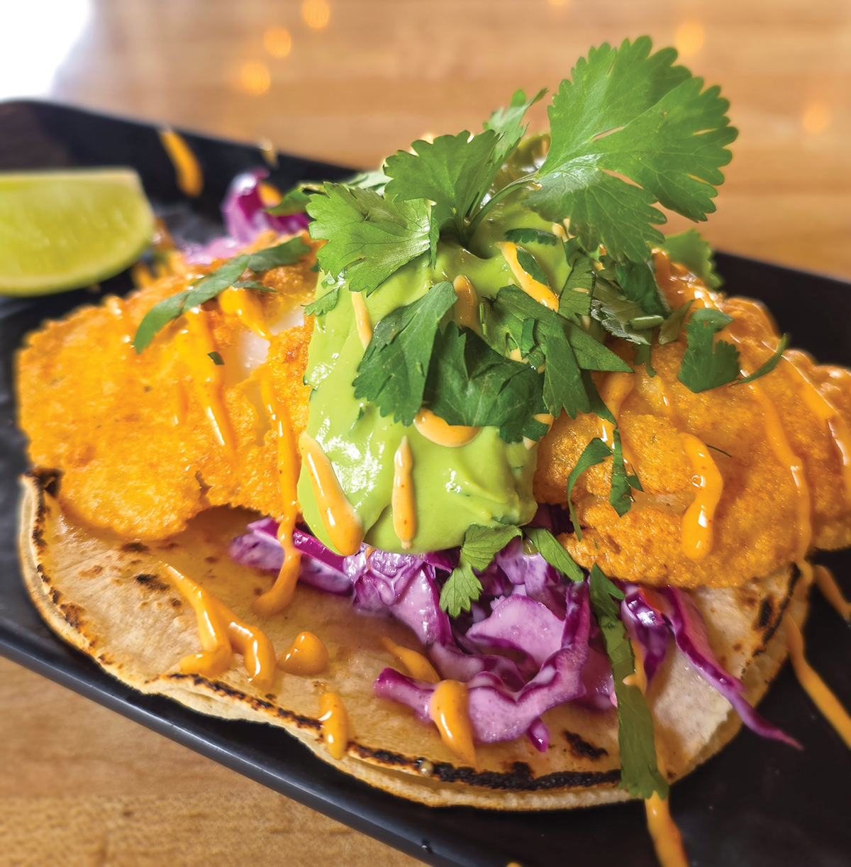 Eatery Fish Taco at Trinidad Bay Eatery & Gallery