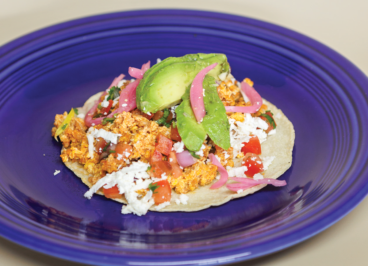 Loaded Breakfast Taco at Familia Coffee