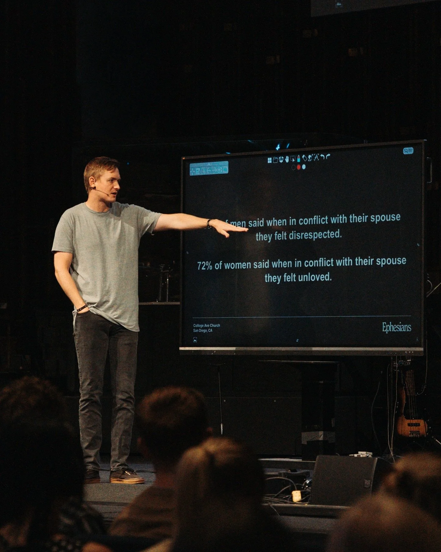 83% of men said when in conflict with their spouse they felt disrespected. 72% of women said when in conflict with their spouse they felt unloved. Are we willing to take a strong and honest look at ourselves to become what our family needs?
Comment