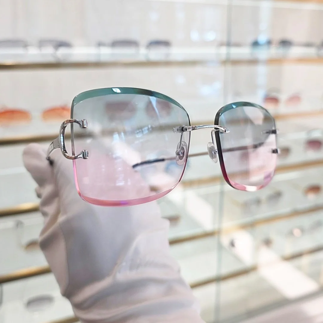 Customized by Optica Troy. 

New one-of-a-kind styles have arrived. Stop by to find your signature look.