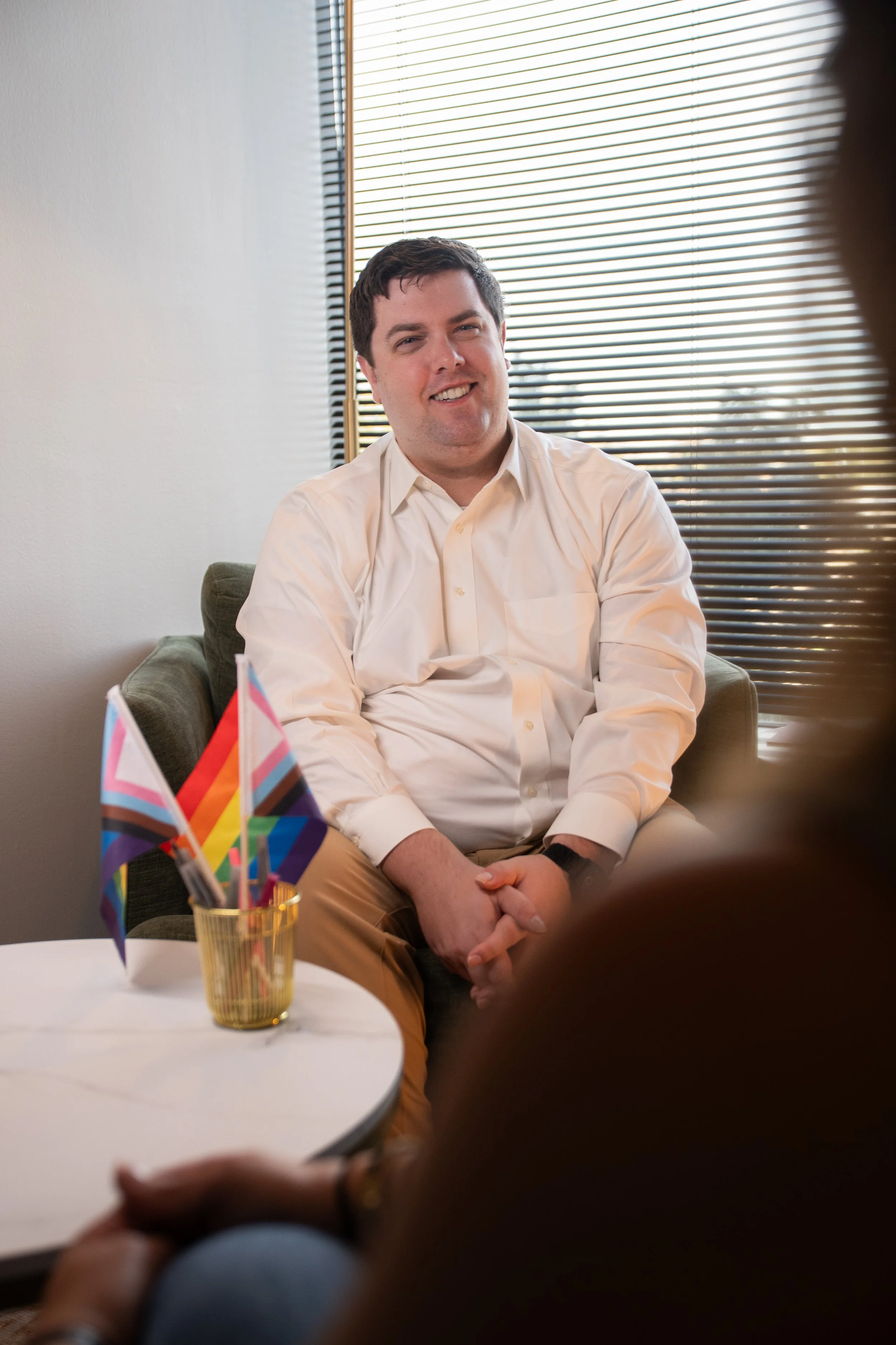 Stefan Waltke: LGBTQ+ and Mental health Therapist, LGBTQ friendly counseling office in Dallas TX.