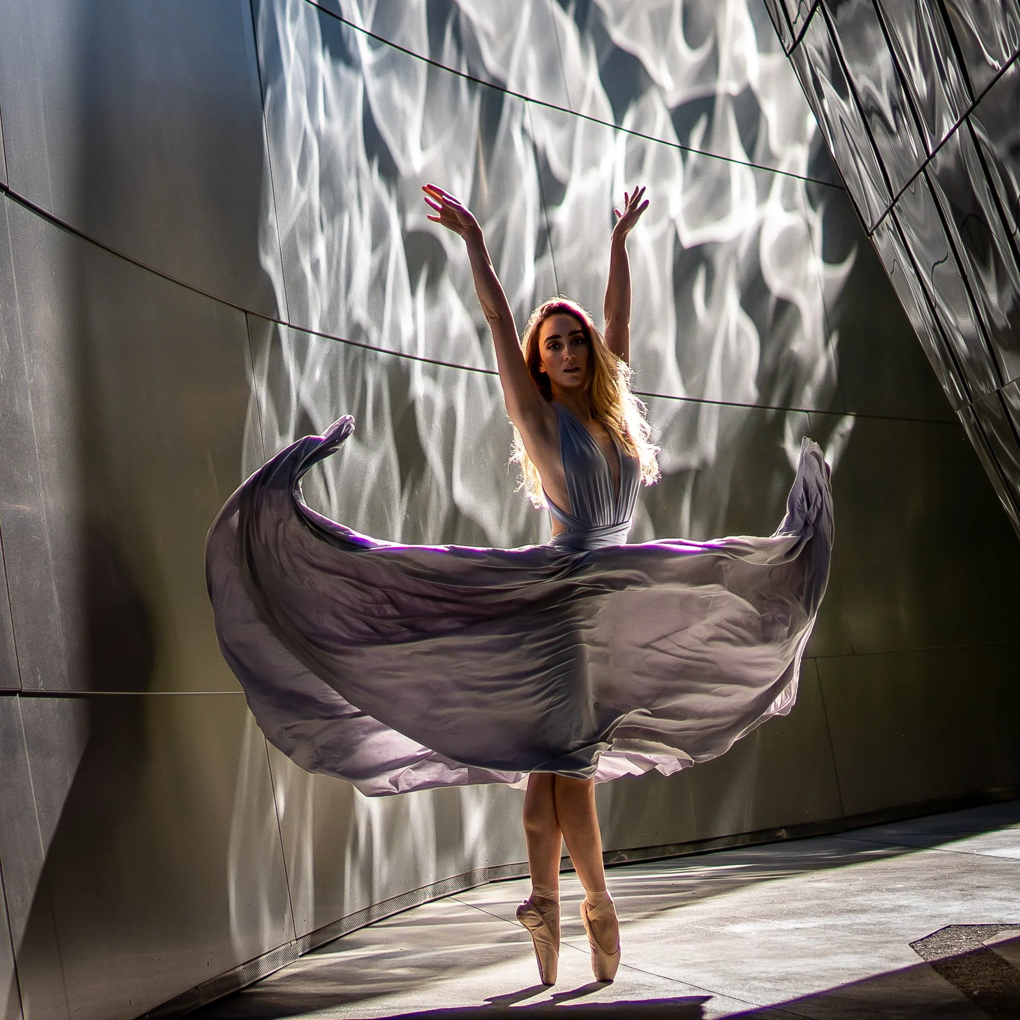 Fine Art photography Walt Disney Concert Hall Downtown Los Angeles Black Kat Studios Rick Feldman