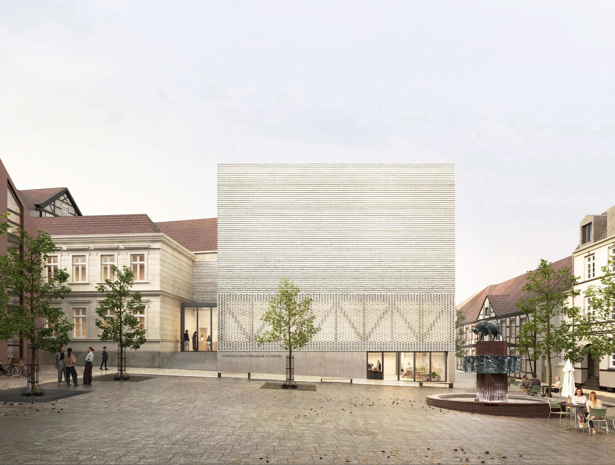 Stadtgeschichtsmuseum, Schwerin, Offener Wettbewerb, 4. Platz