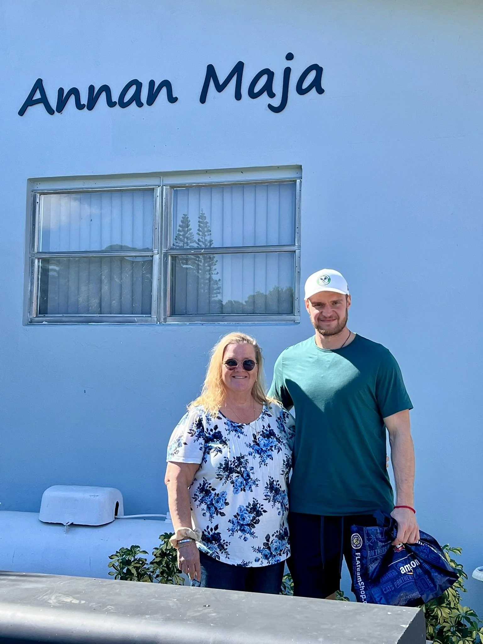 Tiina w Panthers.JPG