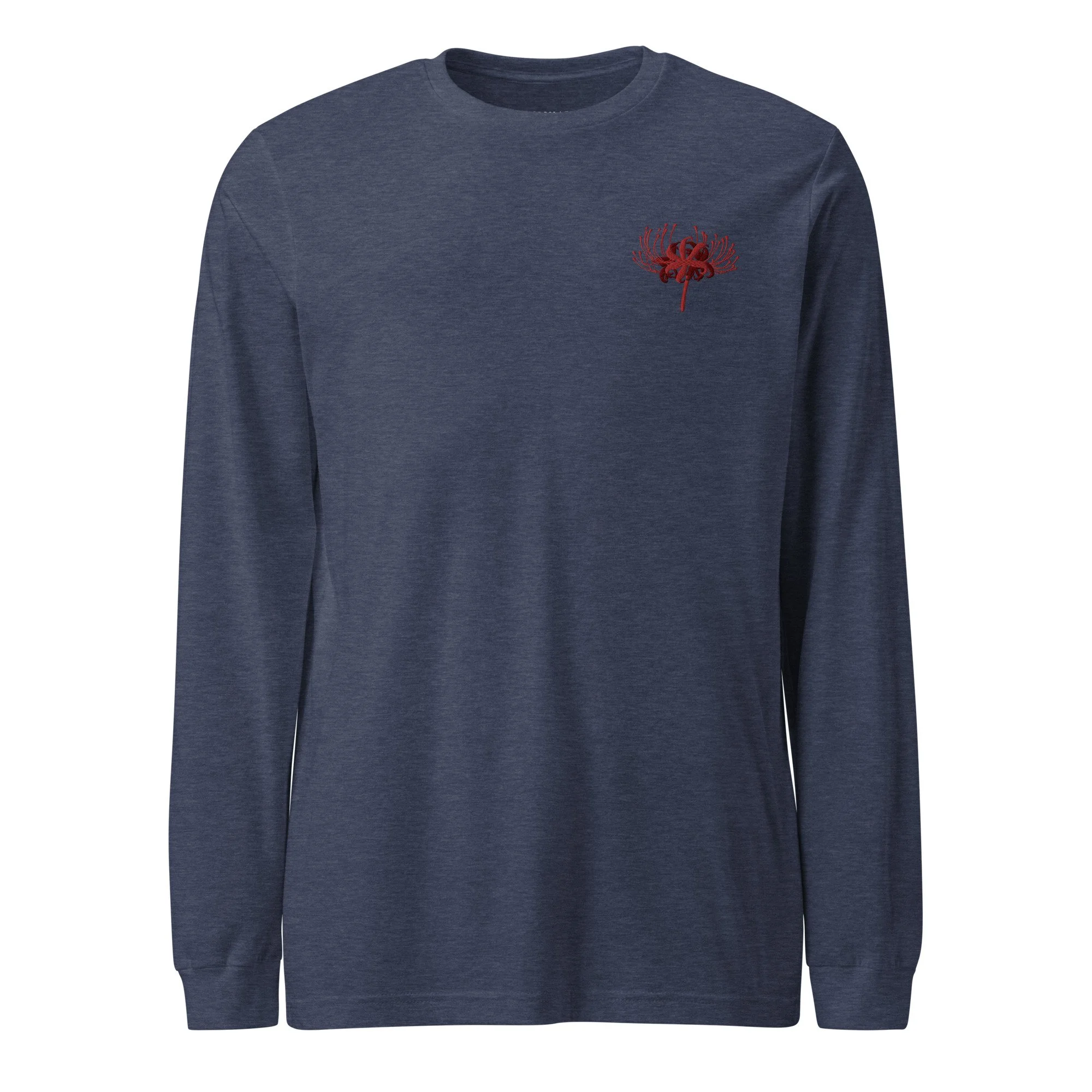unisex-long-sleeve-tee-heather-navy-front-669319f3bf956.jpg