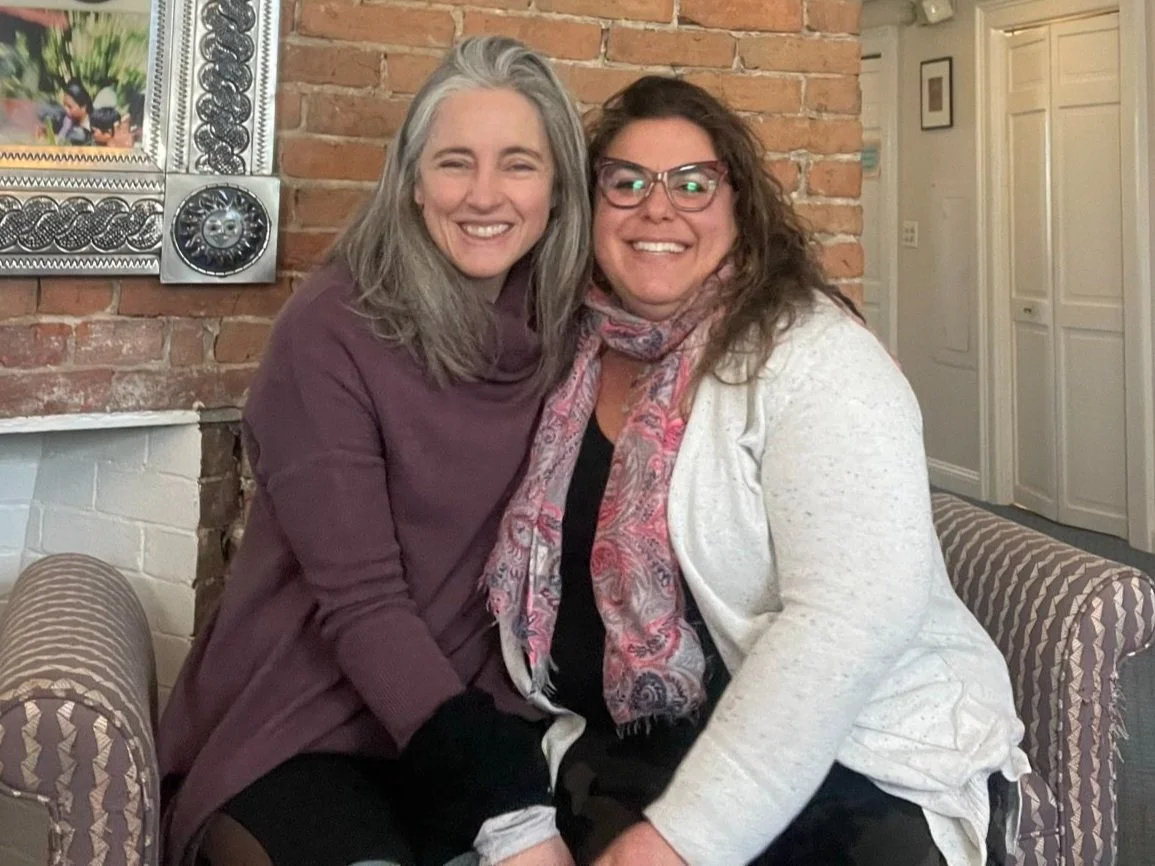 Danielle Khouili and me teaching Reiki.