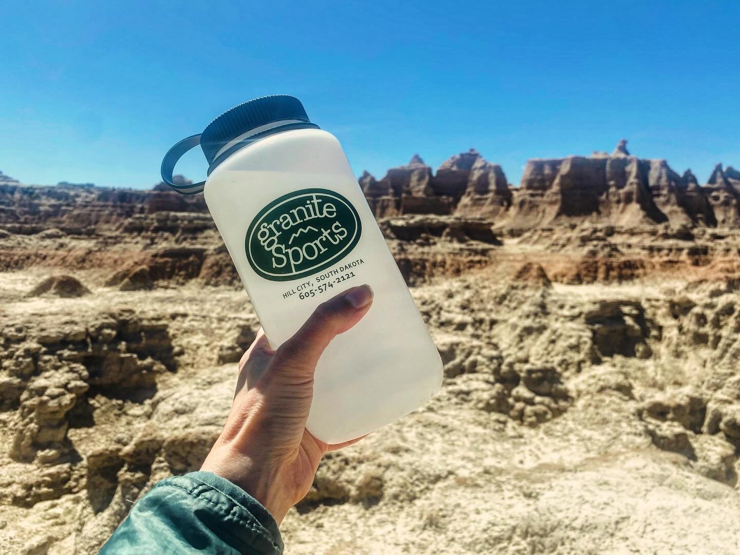 The new Granite Sports Nalgene. Where will yours go?

 #granitesports #nalgene #hydrateordie #badlandsnationalpark #nationalpark