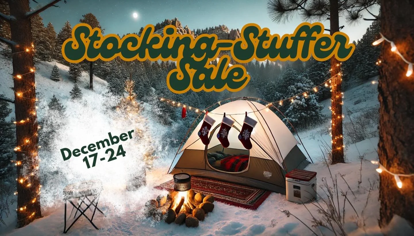 It&rsquo;s not too late to pop on in for your stocking stuffers! Right now take 20% OFF all HATS, GLOVES, &amp; WATER BOTTLES and all SOCKS are BUY 2, GET 1 FREE!