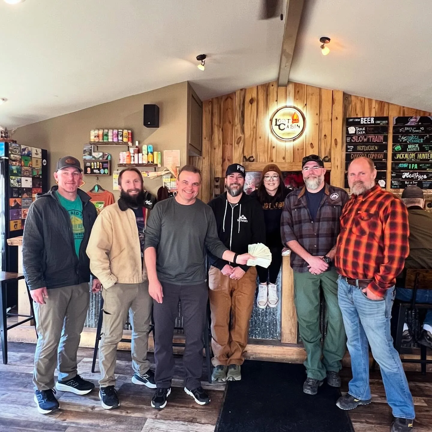 Over $1,000 raised for the Hill City Volunteer Fire Department at our Feb-&ldquo;BREW&rdquo;-ary Firefightin&rsquo; Fundraiser, thanks to YOU and @lostcabinbeer! We love this community! #hillcitysd #hcvfd