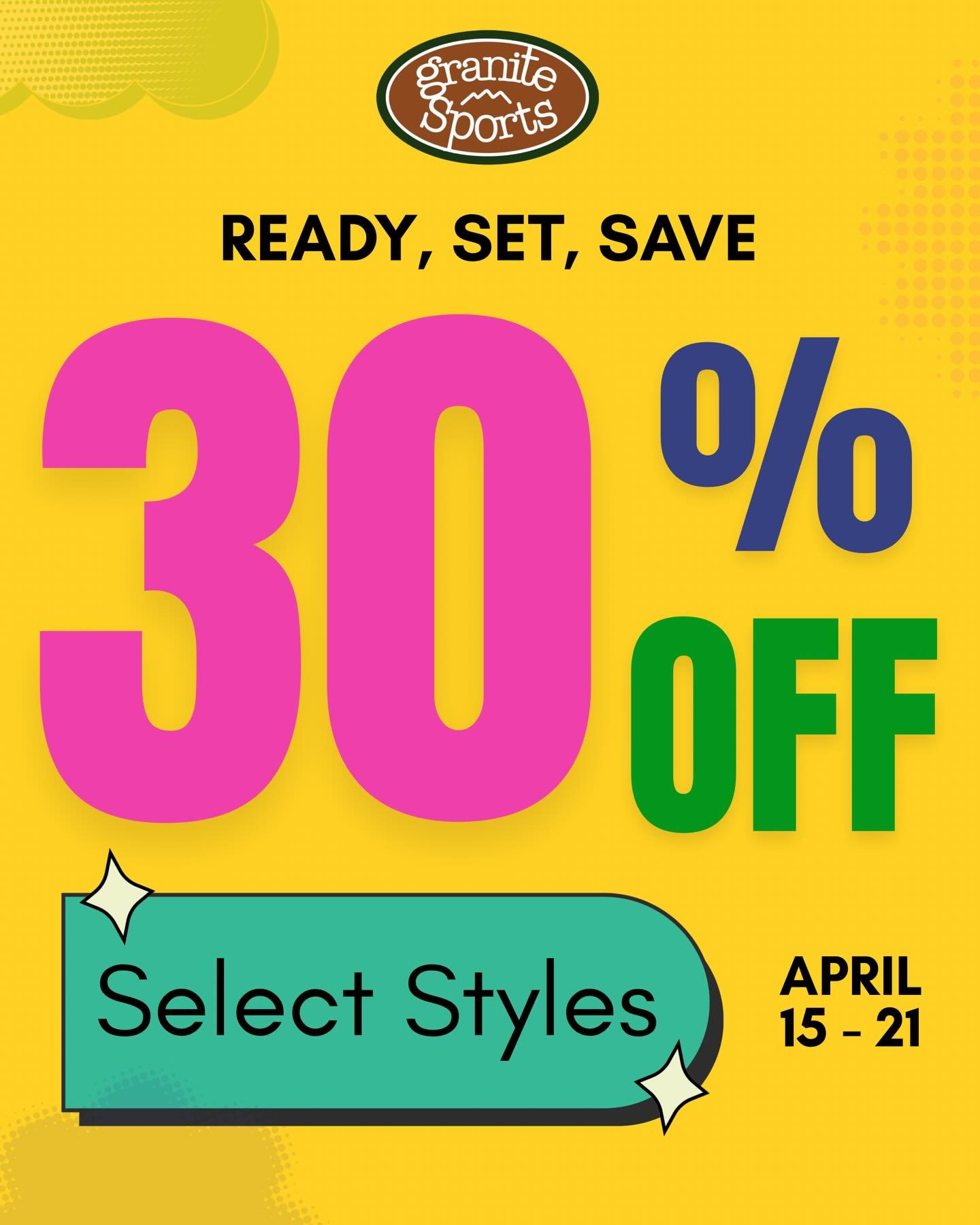 Some of our favorite styles just hit 30% OFF, but they won&rsquo;t last long! Come on in to check out these gems before they&rsquo;re gone! #granitesports #blackhillssd #hillcitysd